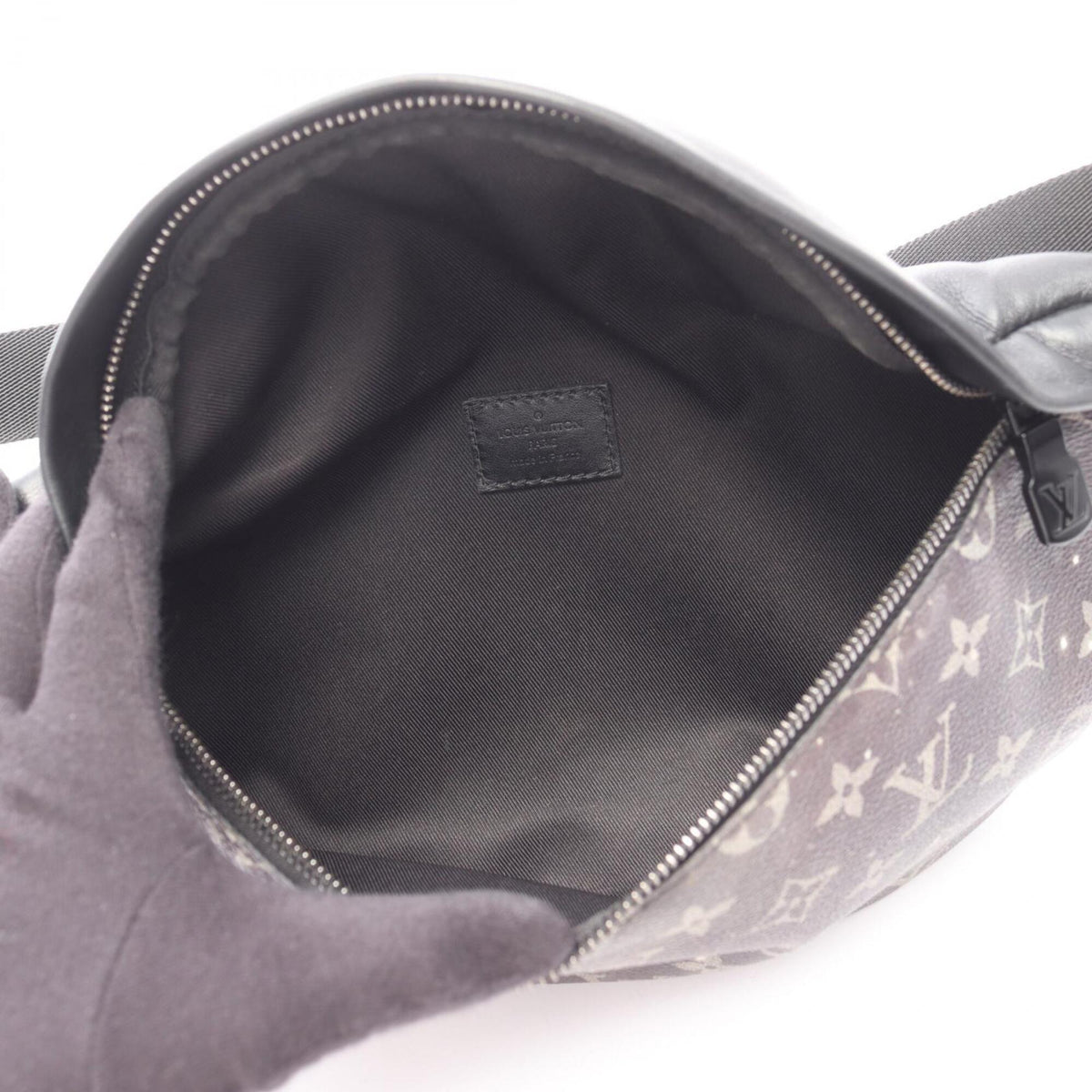 Louis Vuitton Black Gray Multi-Color Coated Canvas Leather Fanny Pack (Pre-Owned)