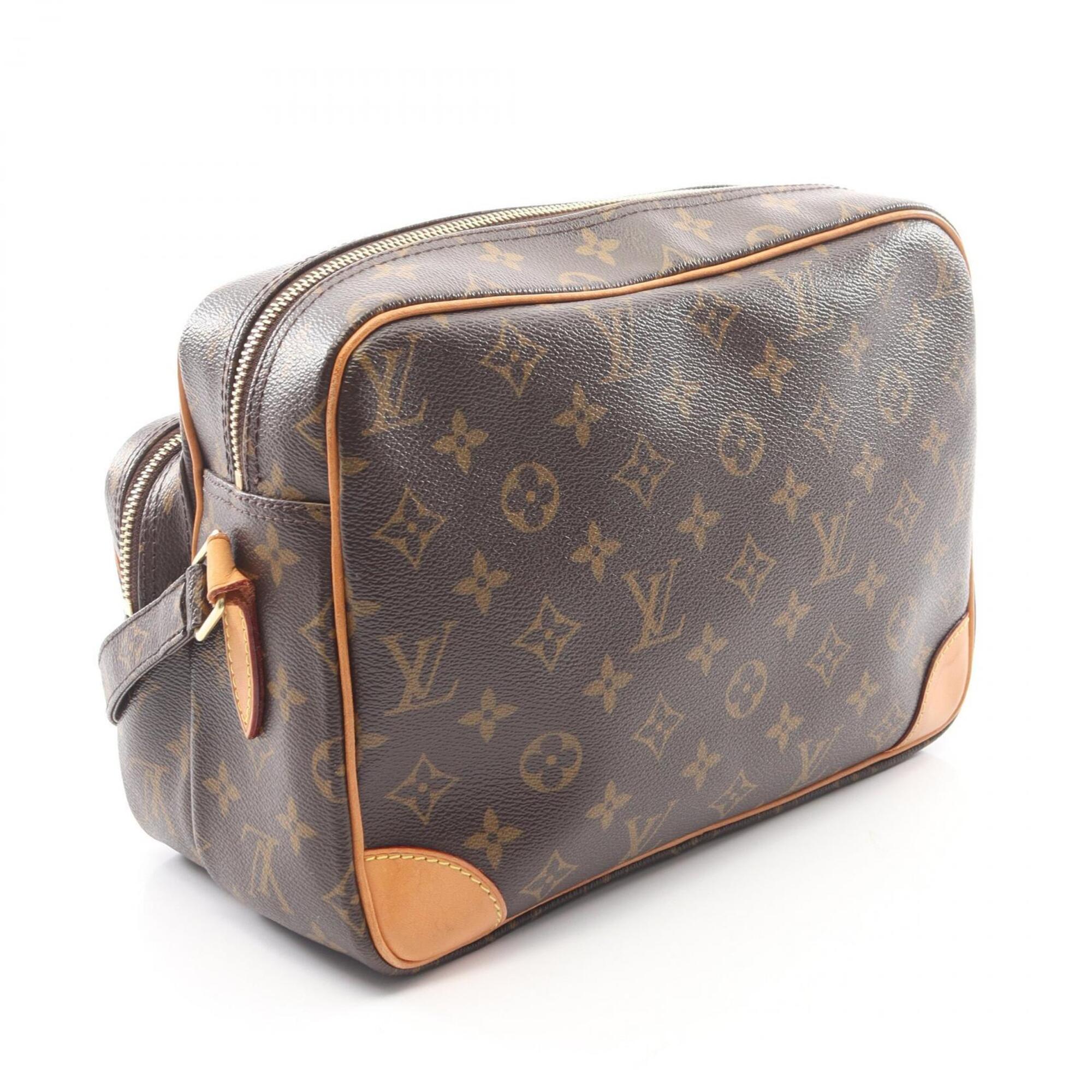 Louis Vuitton Brown Pvc Leather Handbag Shoulder Bag (Pre-Owned)