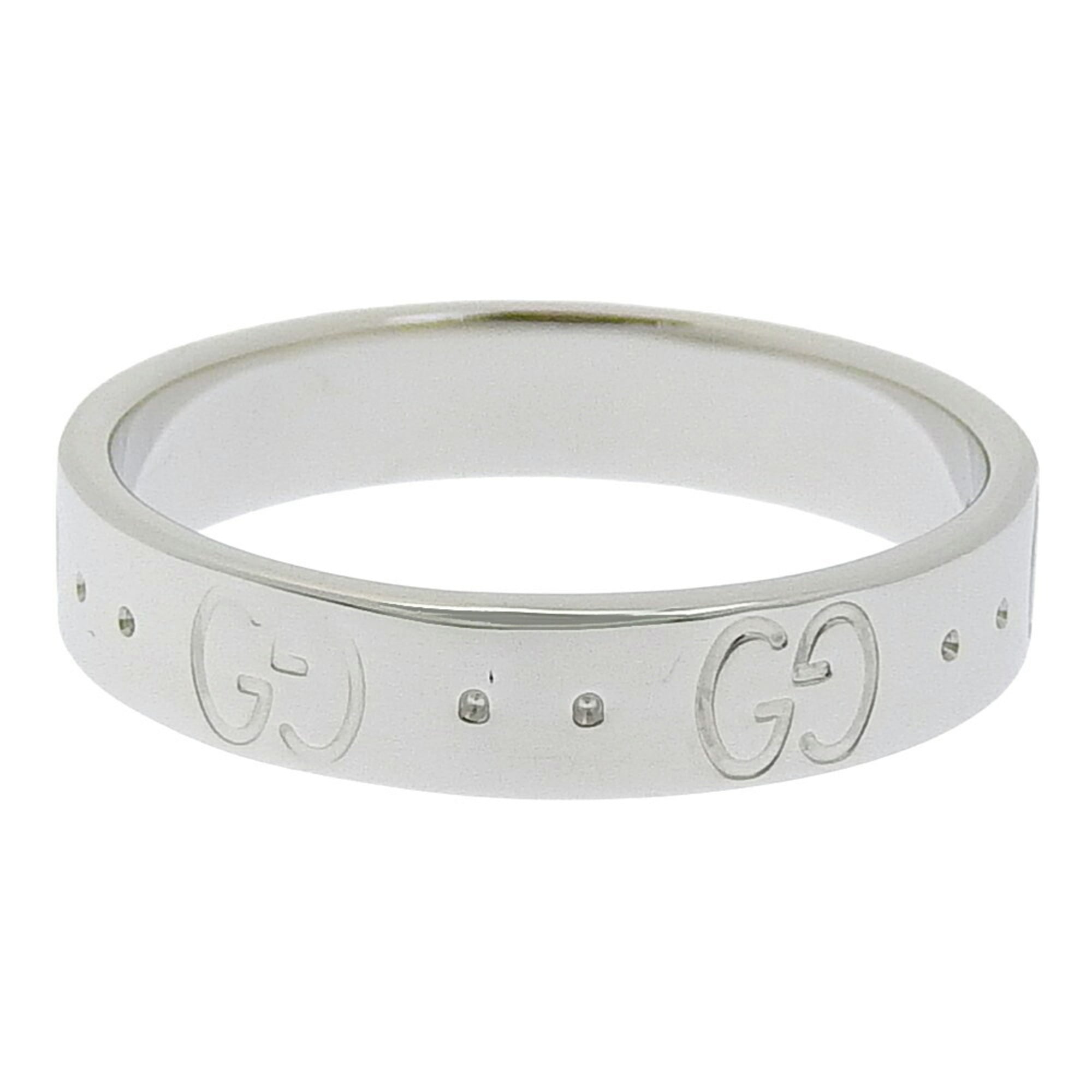 Gucci White Gold White Gold (18K) Band Ring (Pre-Owned)