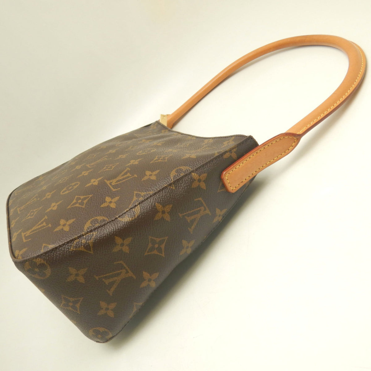 Louis Vuitton Brown Monogram Canvas Shoulder Bag Tote Bag (Pre-Owned)