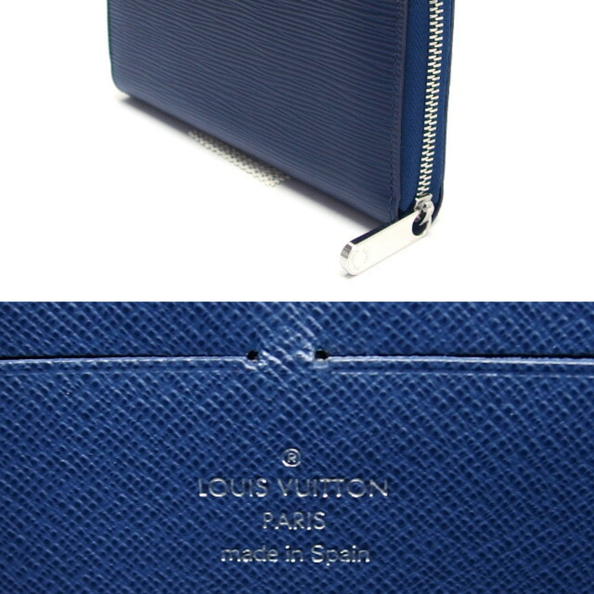 Louis Vuitton Dark Navy Epi Leather Long Wallet (Bi-Fold) (Pre-Owned)