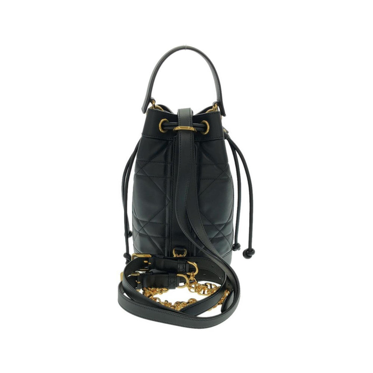 Christian Dior Black Leather Backpack (Pre-Owned)