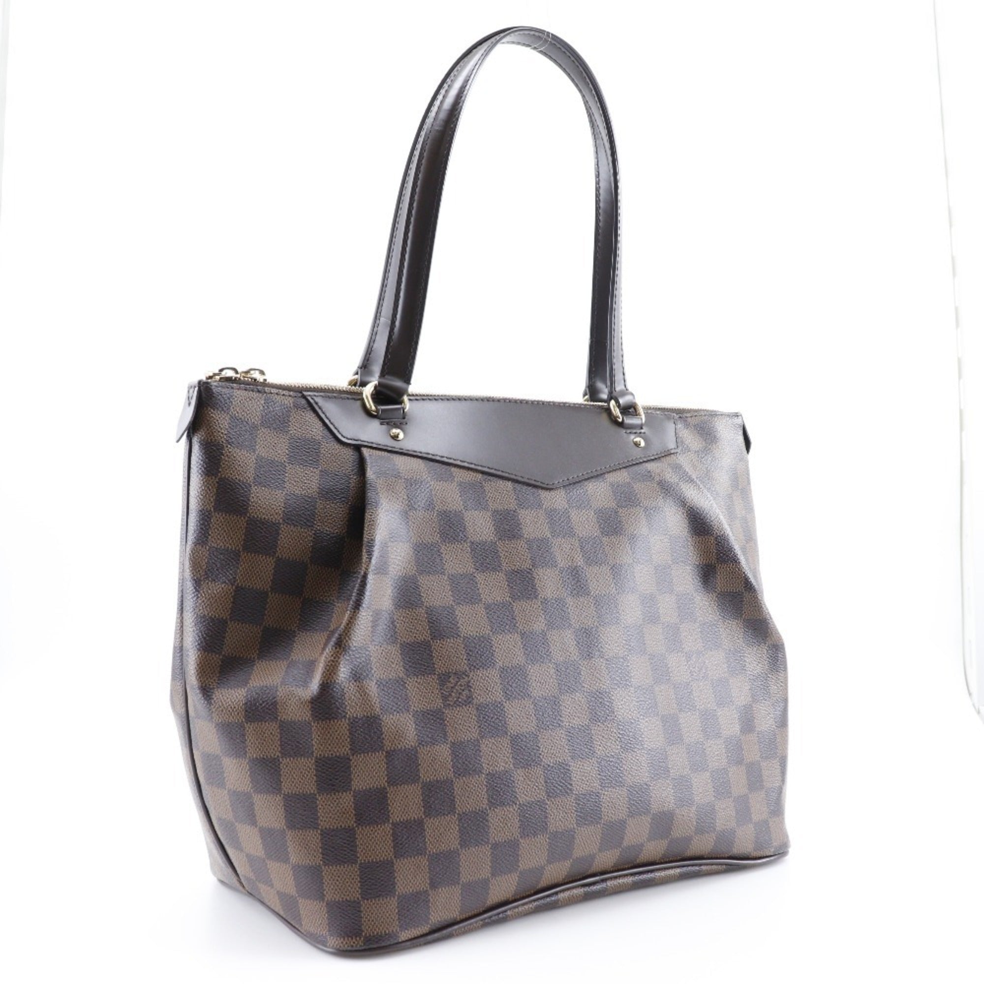 Louis Vuitton Brown Damier Canvas Tote Bag (Pre-Owned)