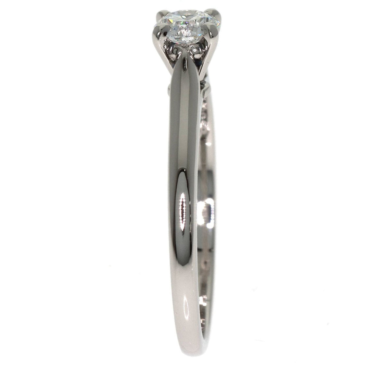 Cartier Platinum Platinum 950 Band Ring (Pre-Owned)