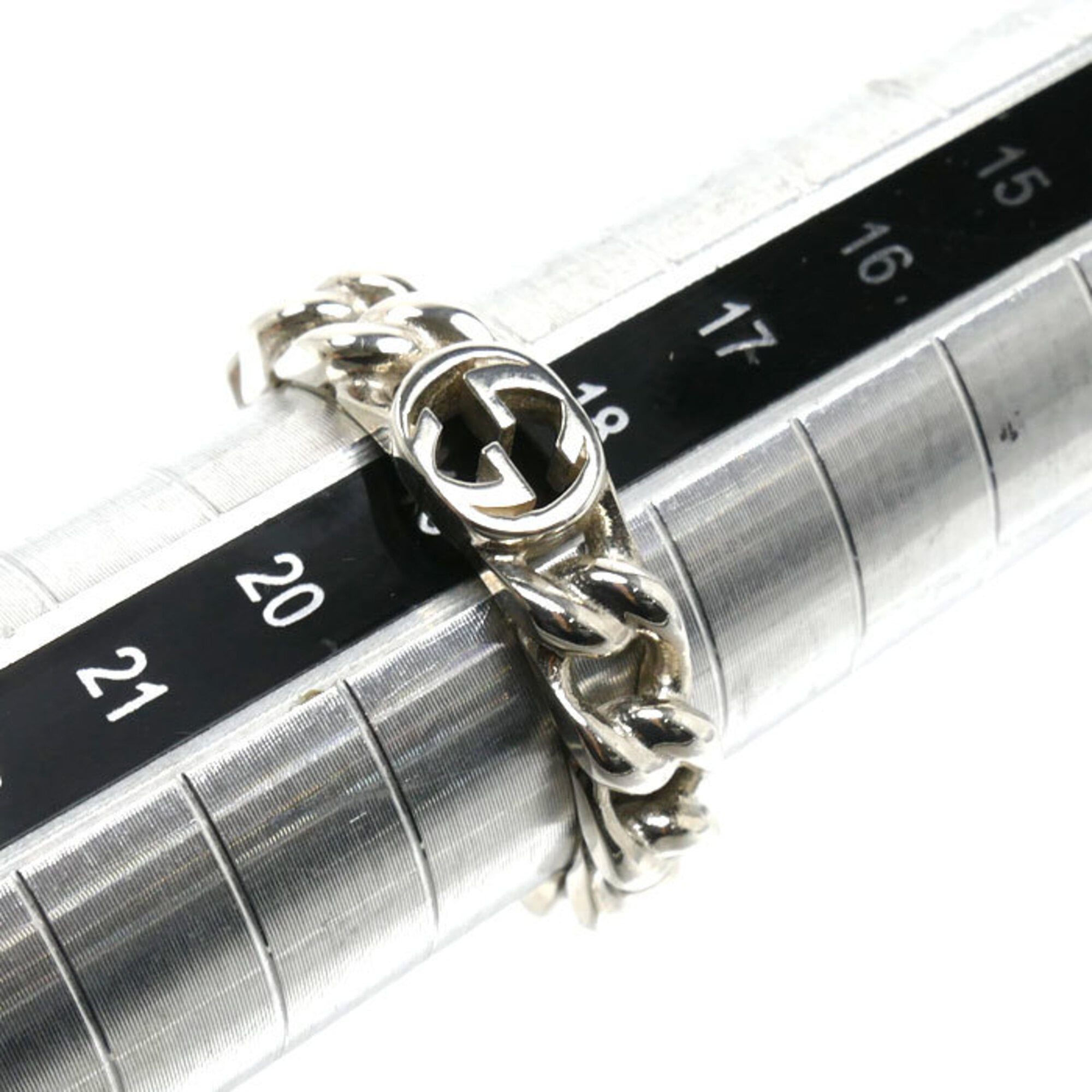 Gucci Silver 925 Band Ring (Pre-Owned)