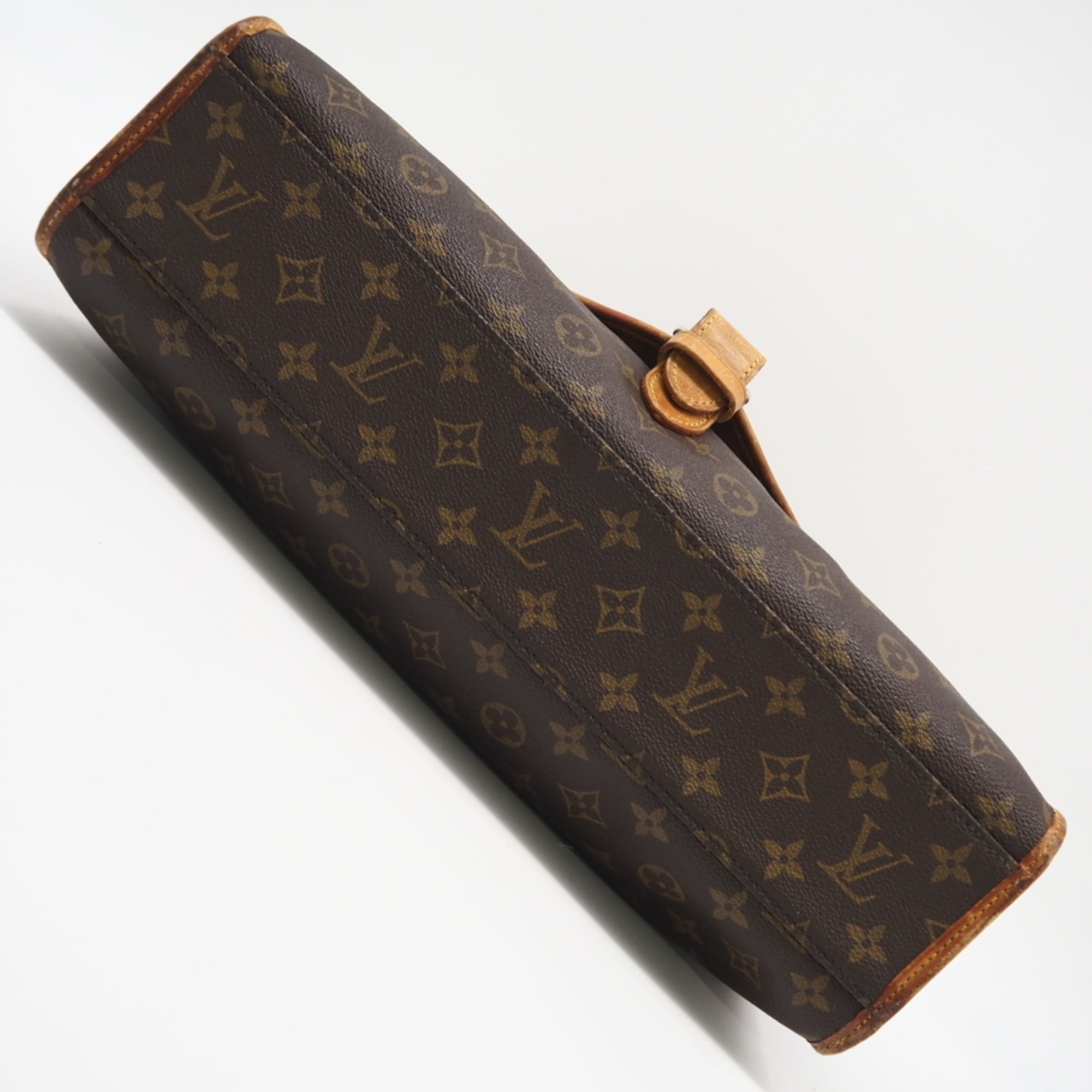 Louis Vuitton Brown Coated Canvas Leather Handbag (Pre-Owned)