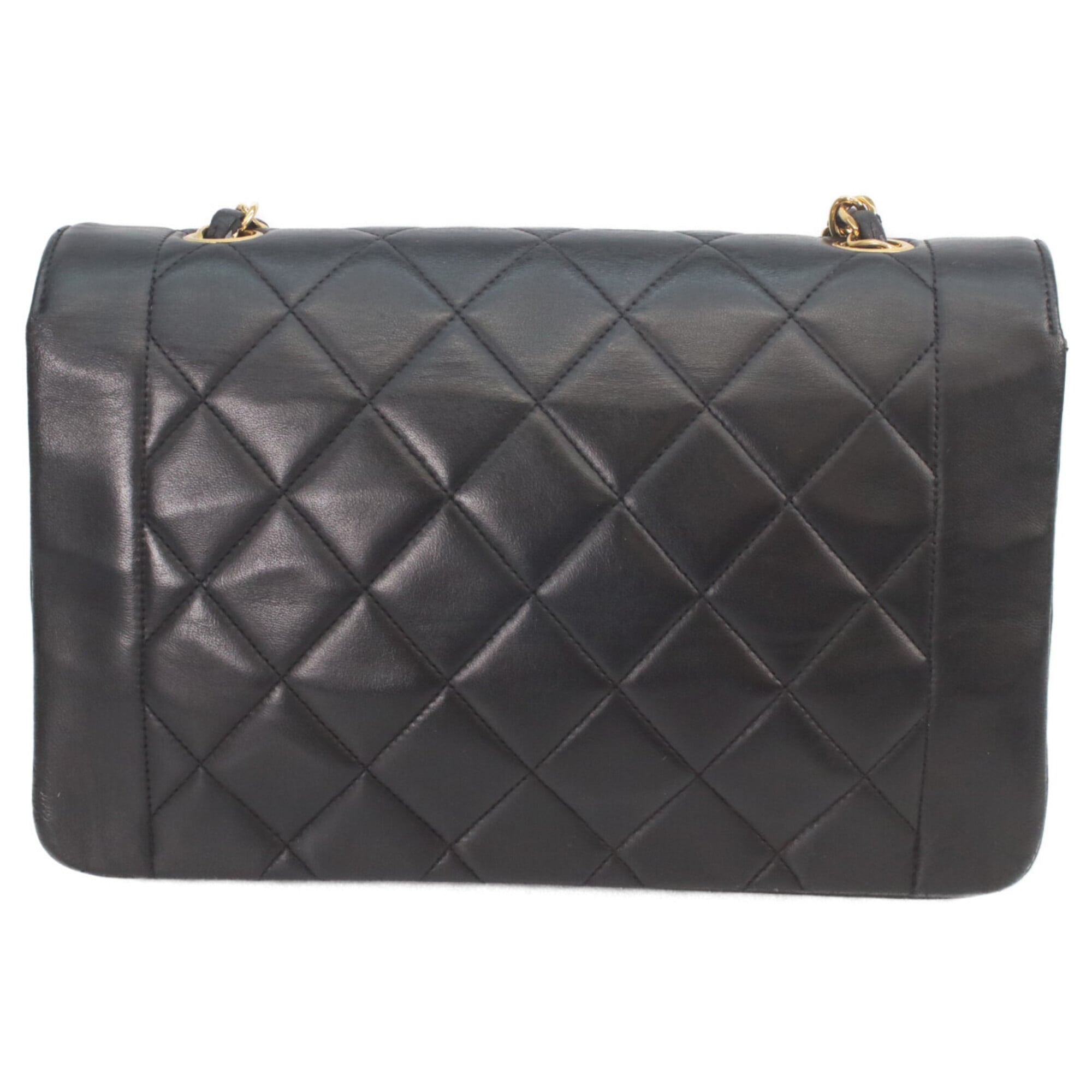 Chanel Black Leather Shoulder Bag (Pre-Owned)