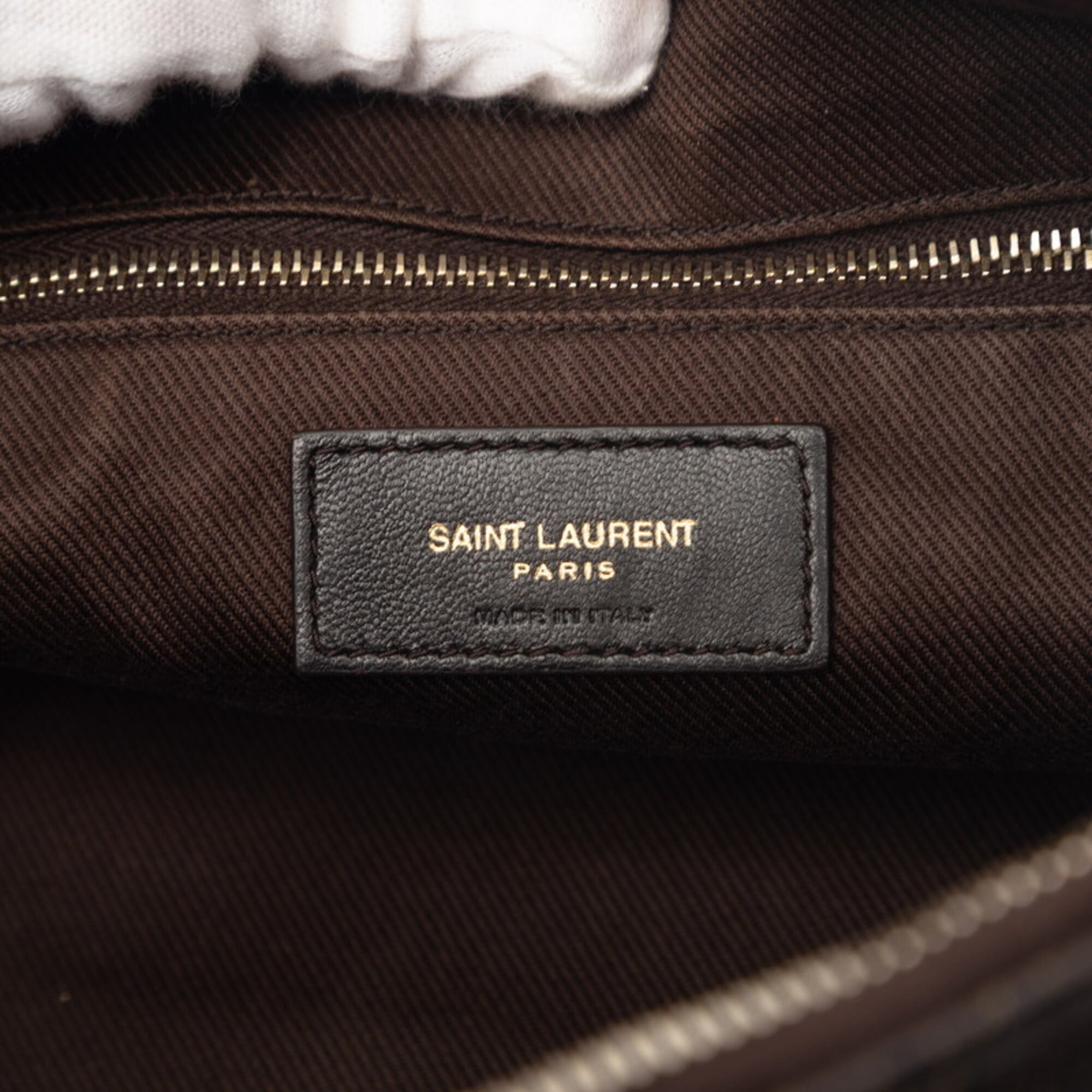 Saint Laurent Brown Pvc Shoulder Bag (Pre-Owned)