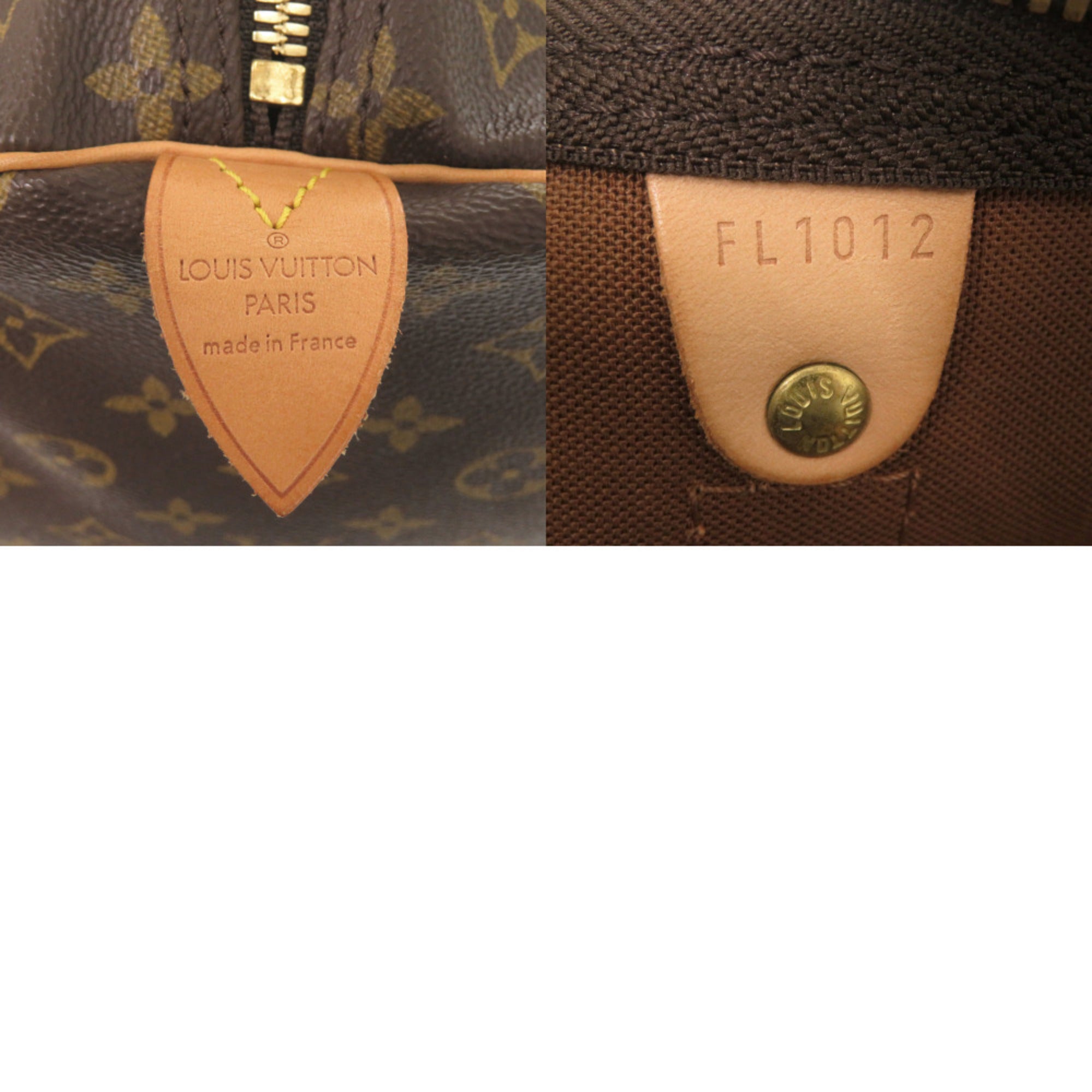 Louis Vuitton Brown Monogram Canvas Boston Bag (Pre-Owned)