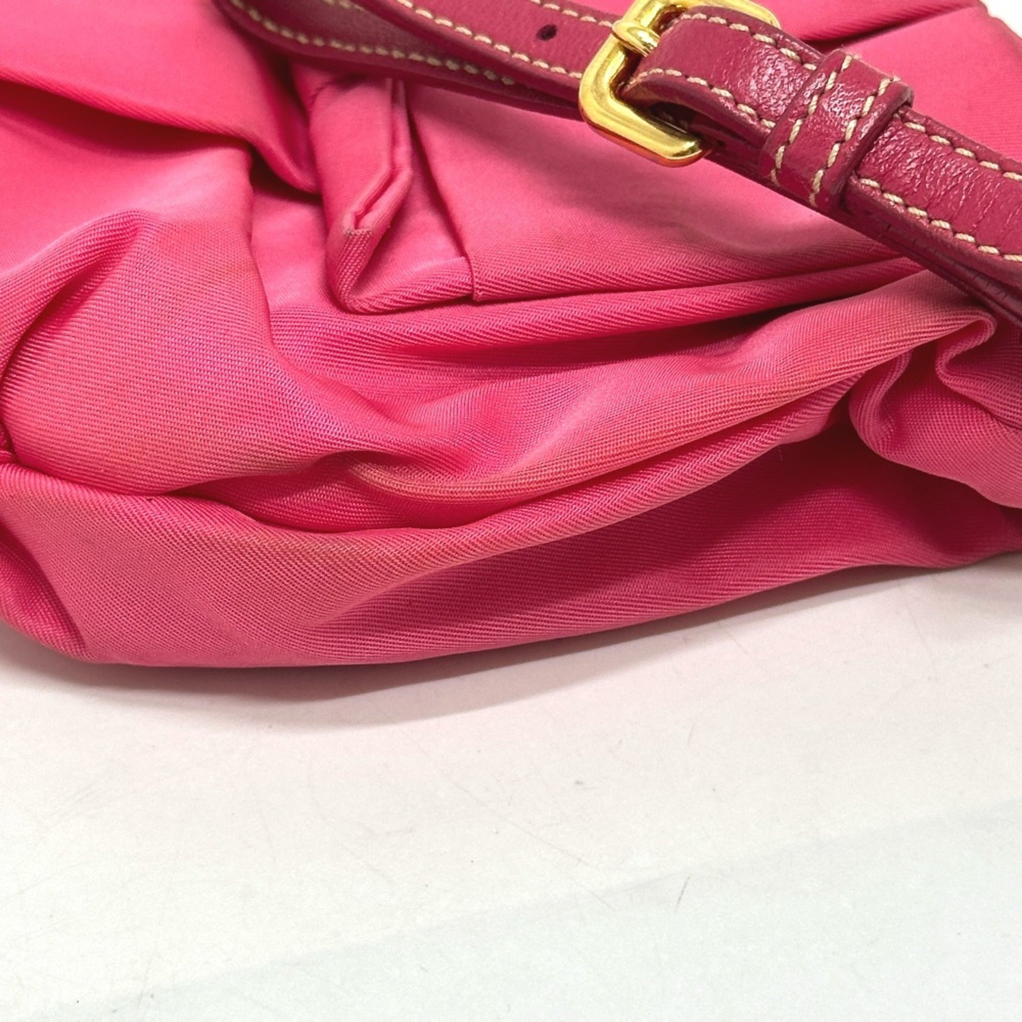 Prada Pink Nylon Pouch (Pre-Owned)