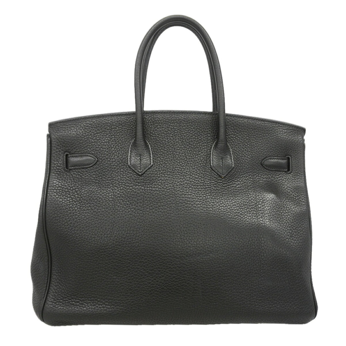 Hermes Black Togo Leather Handbag (Pre-Owned)