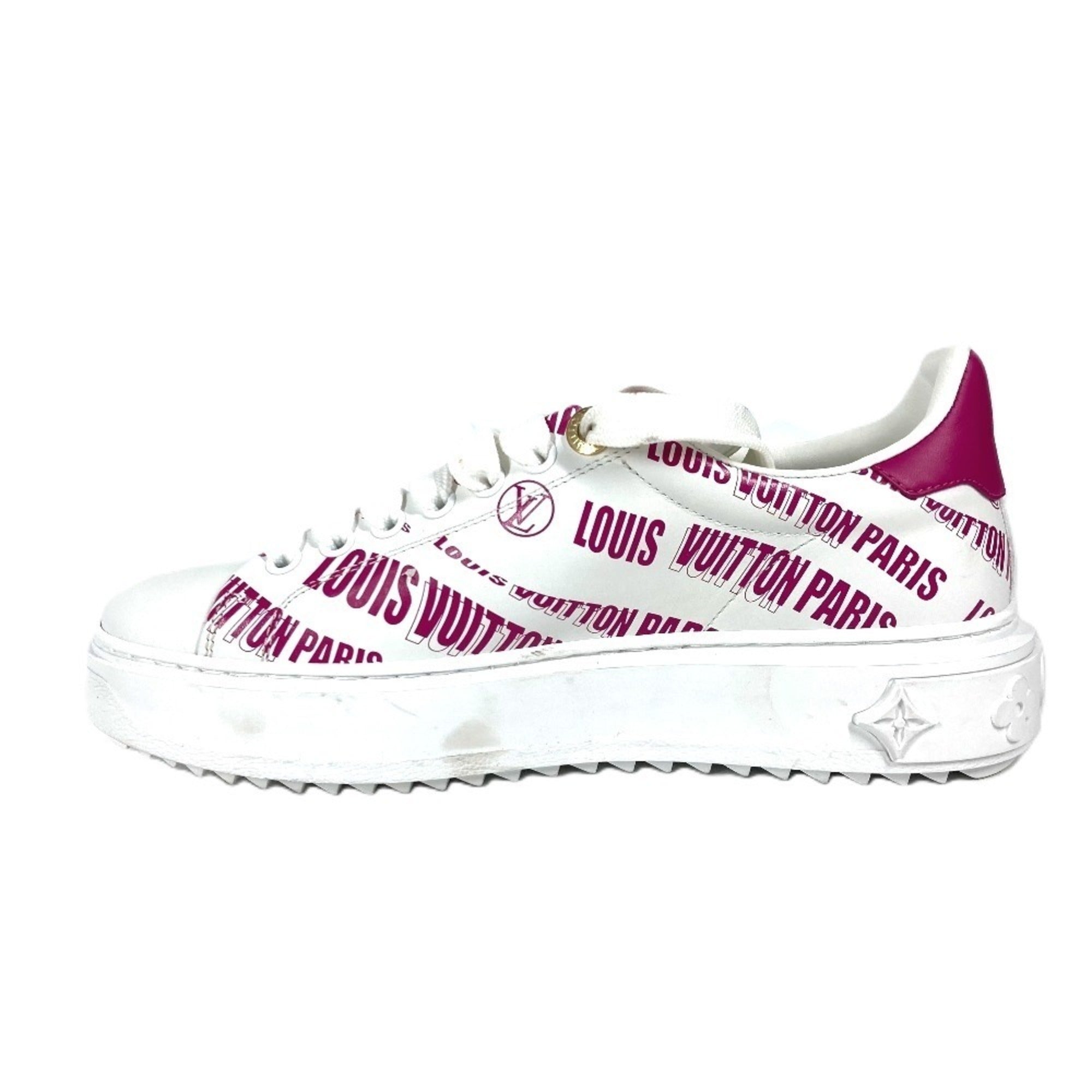 Louis Vuitton Pink White Sneakers (Pre-Owned)