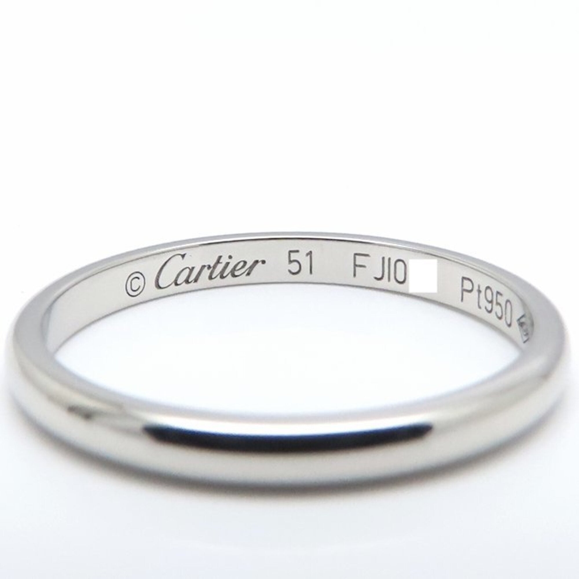 Cartier Platinum 950 Band Ring (Pre-Owned)