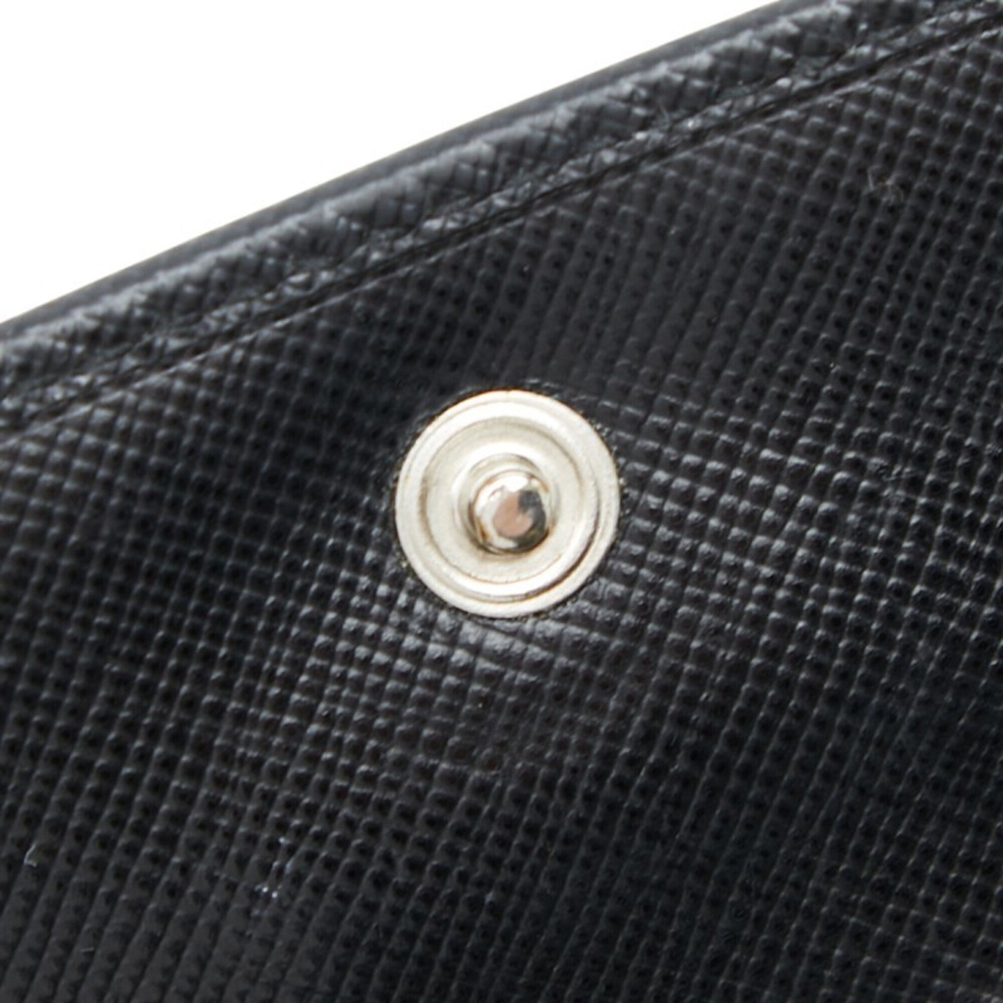 Prada Black Leather Wallet (Bi-Fold) (Pre-Owned)