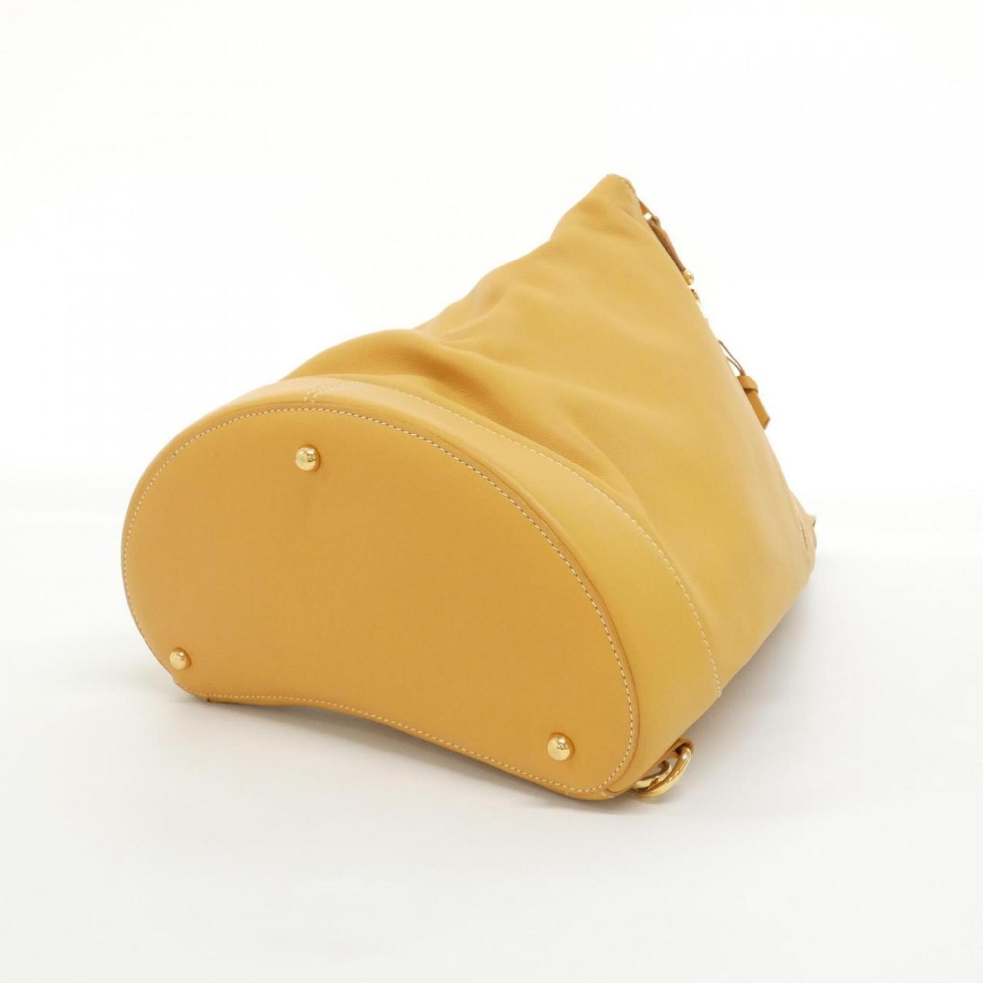 Loewe Yellow Leather Shoulder Bag (Pre-Owned)