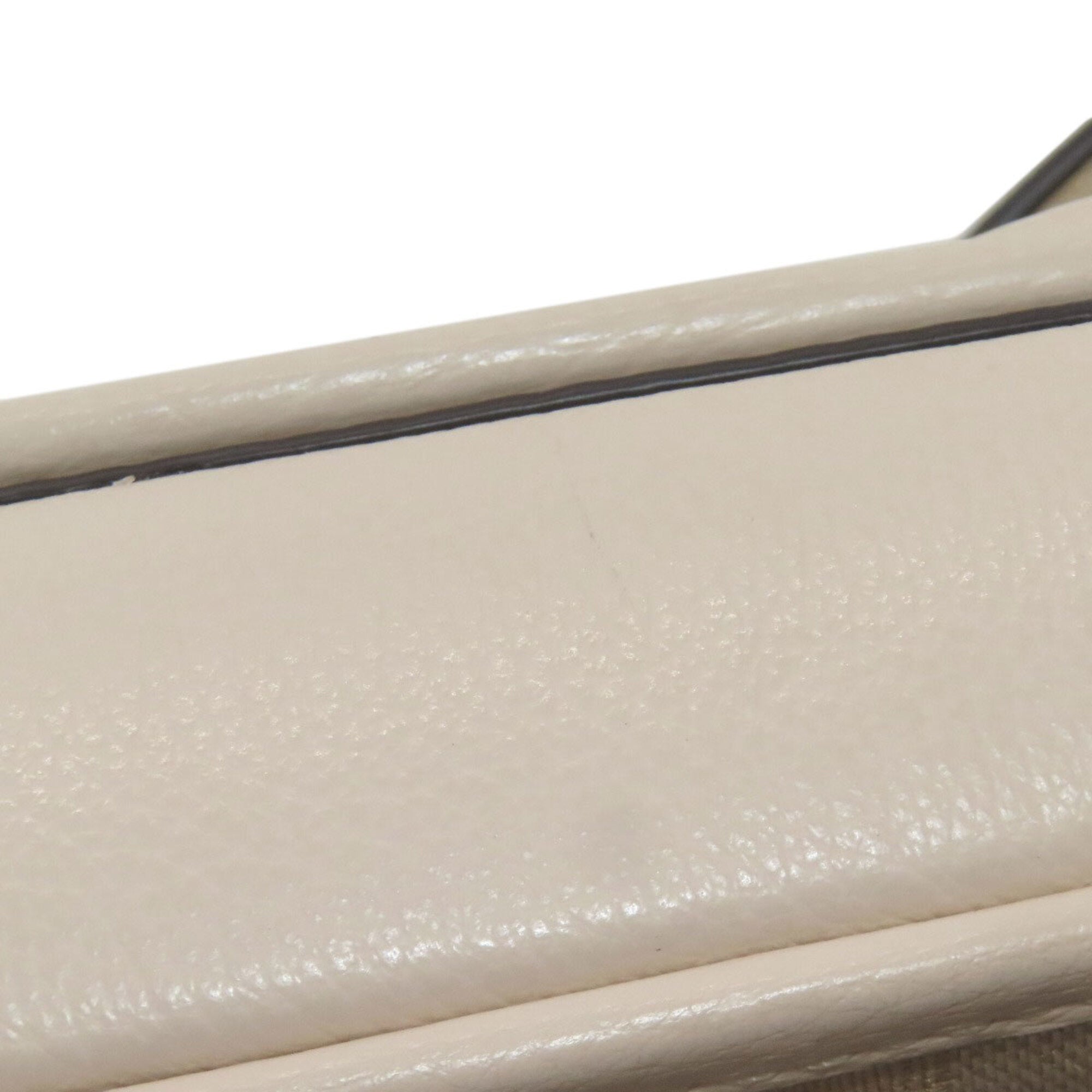 Coach Beige Canvas Shoulder Bag (Pre-Owned)