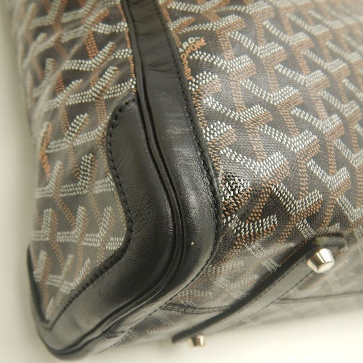 Goyard Black Coated Canvas Tote Bag (Pre-Owned)