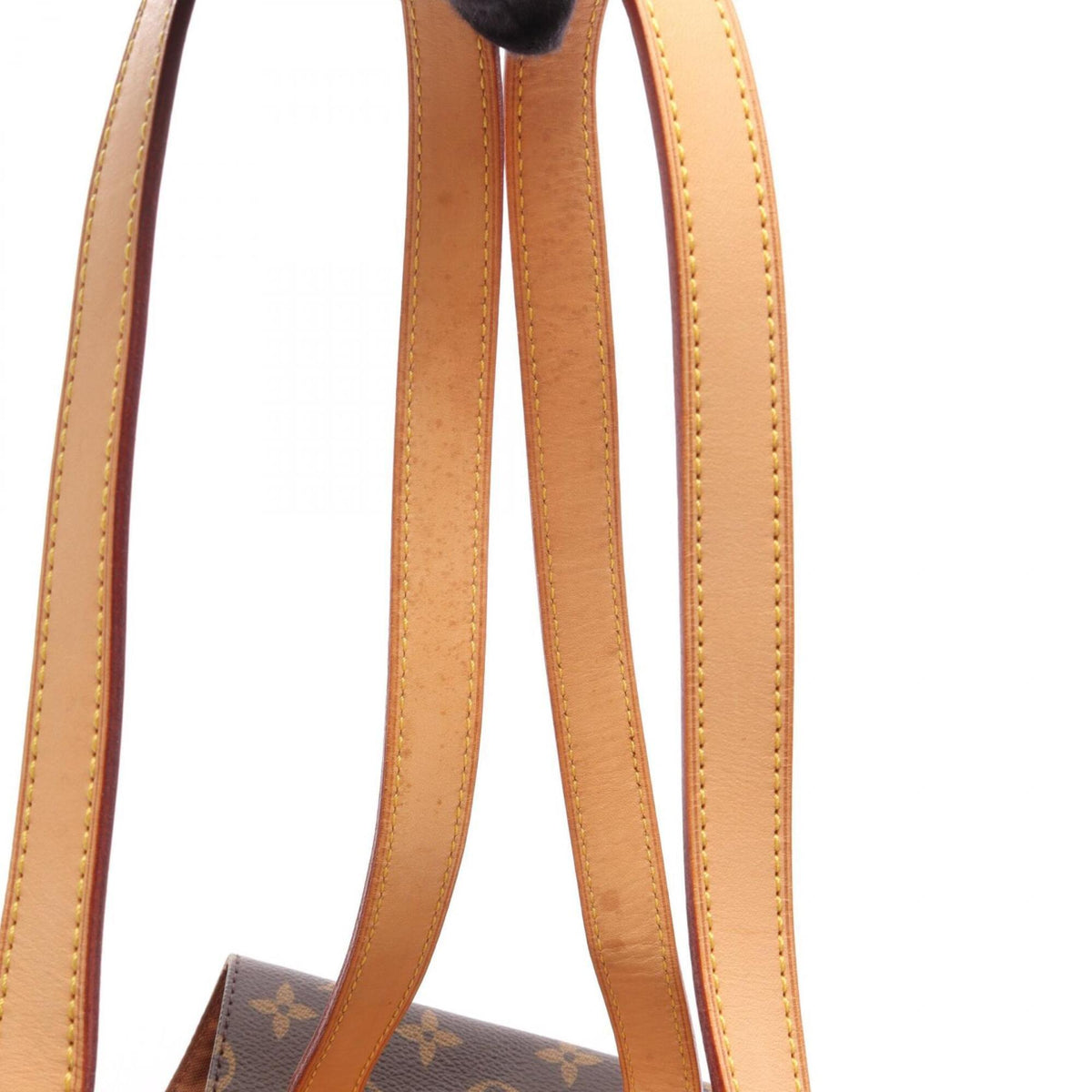 Louis Vuitton Brown Monogram Coated Canvas Leather Backpack (Pre-Owned)