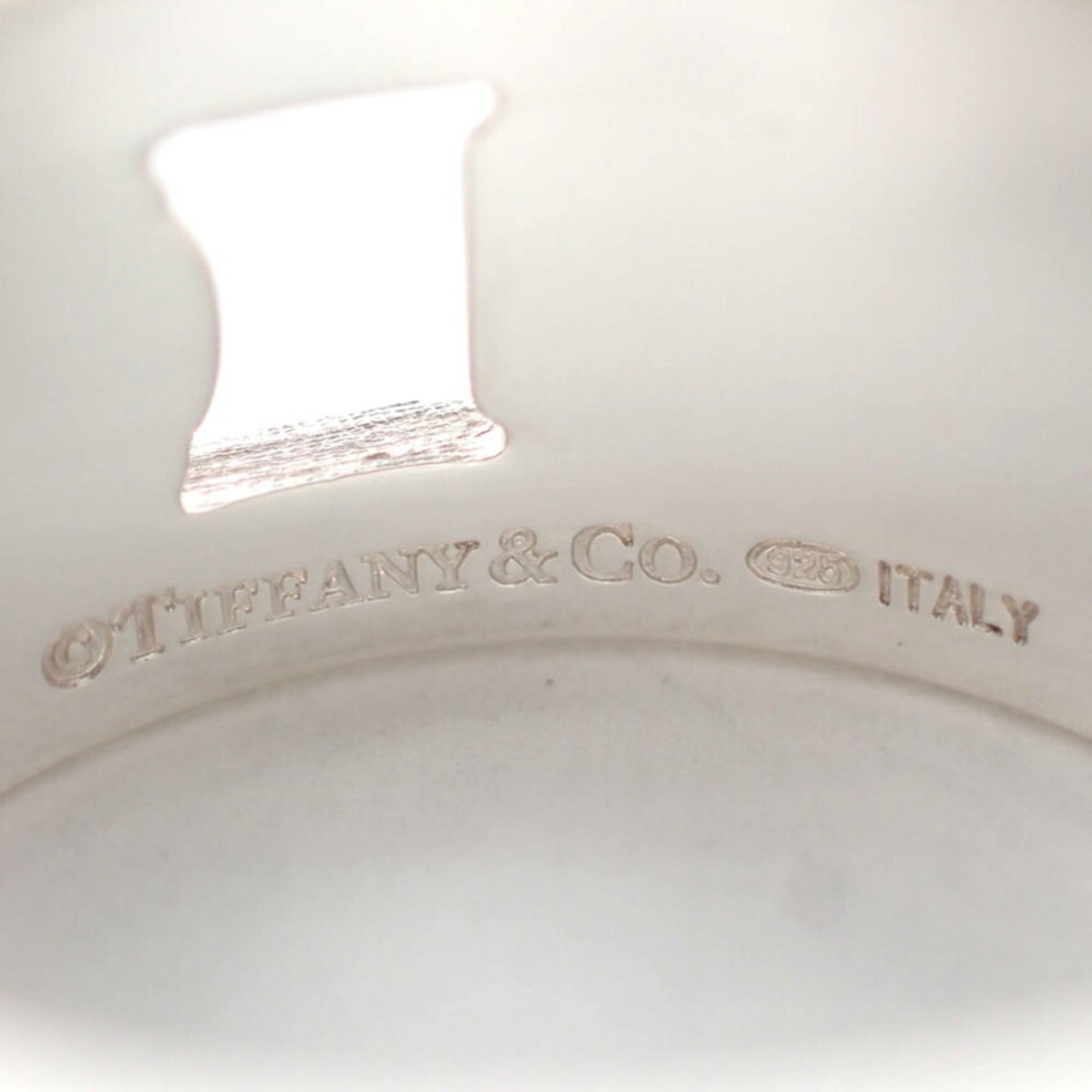 Tiffany Sterling Silver 925 Band Ring (Pre-Owned)