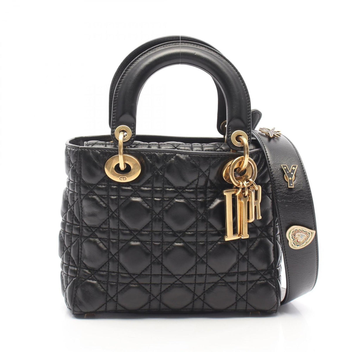 Christian Dior Black Leather Handbag (Pre-Owned)