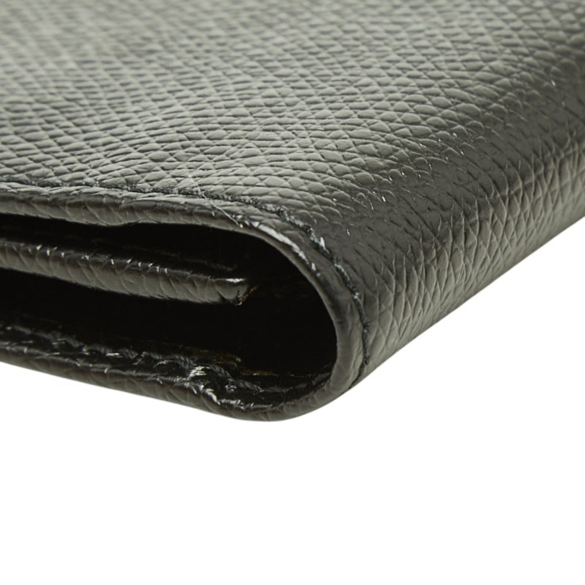 Christian Dior Black Leather Long Wallet (Bi-Fold) (Pre-Owned)