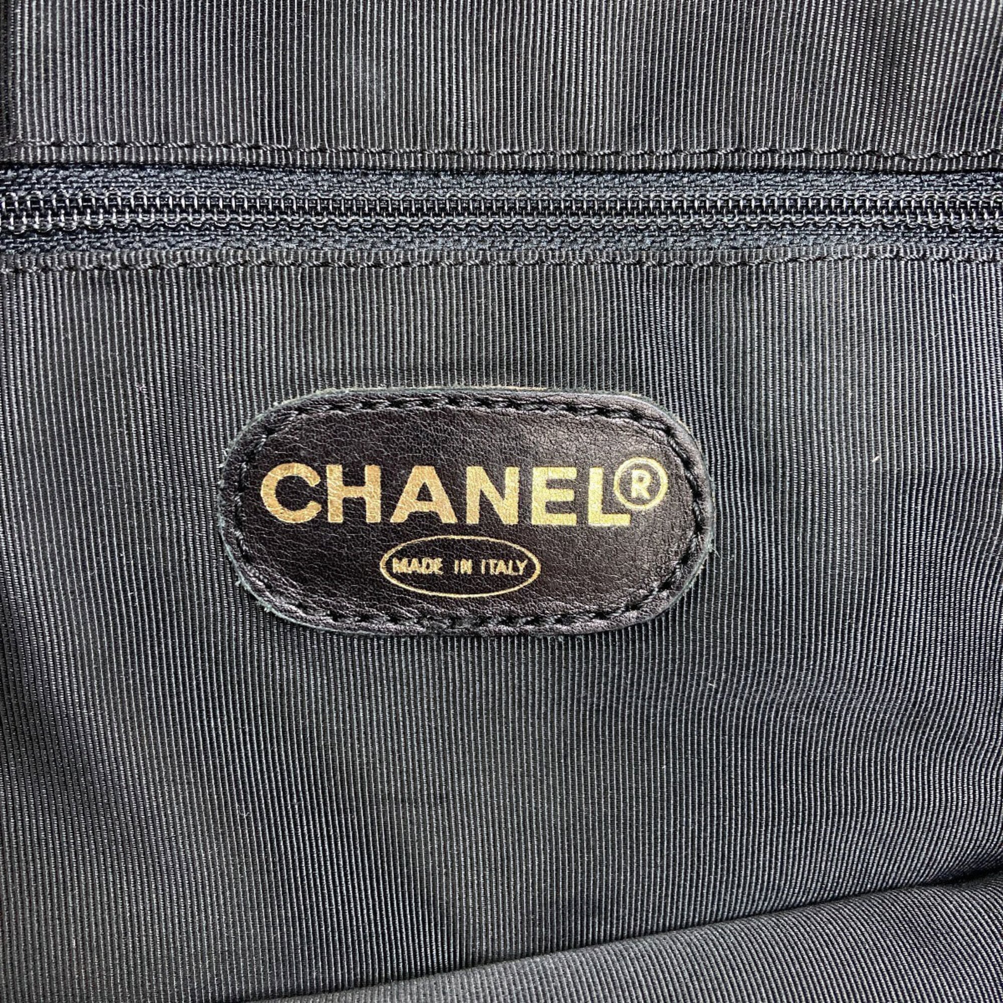 Chanel Bordeaux Leather Tote Bag (Pre-Owned)