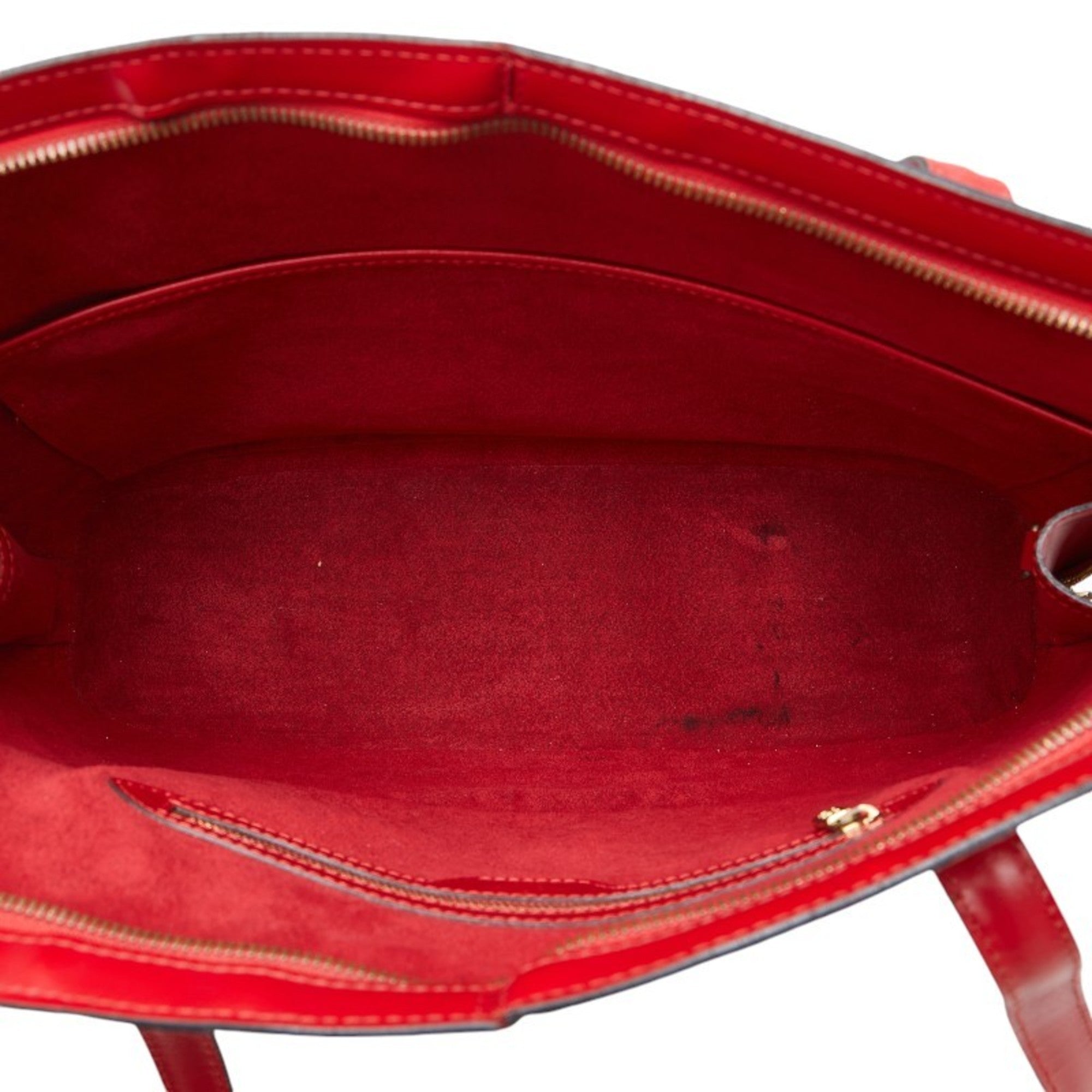 Louis Vuitton Castilian Red Epi Leather Shoulder Bag Tote Bag (Pre-Owned)