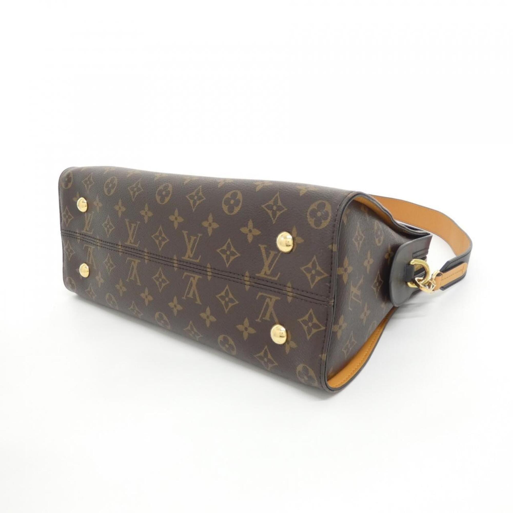 Louis Vuitton Black Marron Coated Canvas Tote Bag (Pre-Owned)