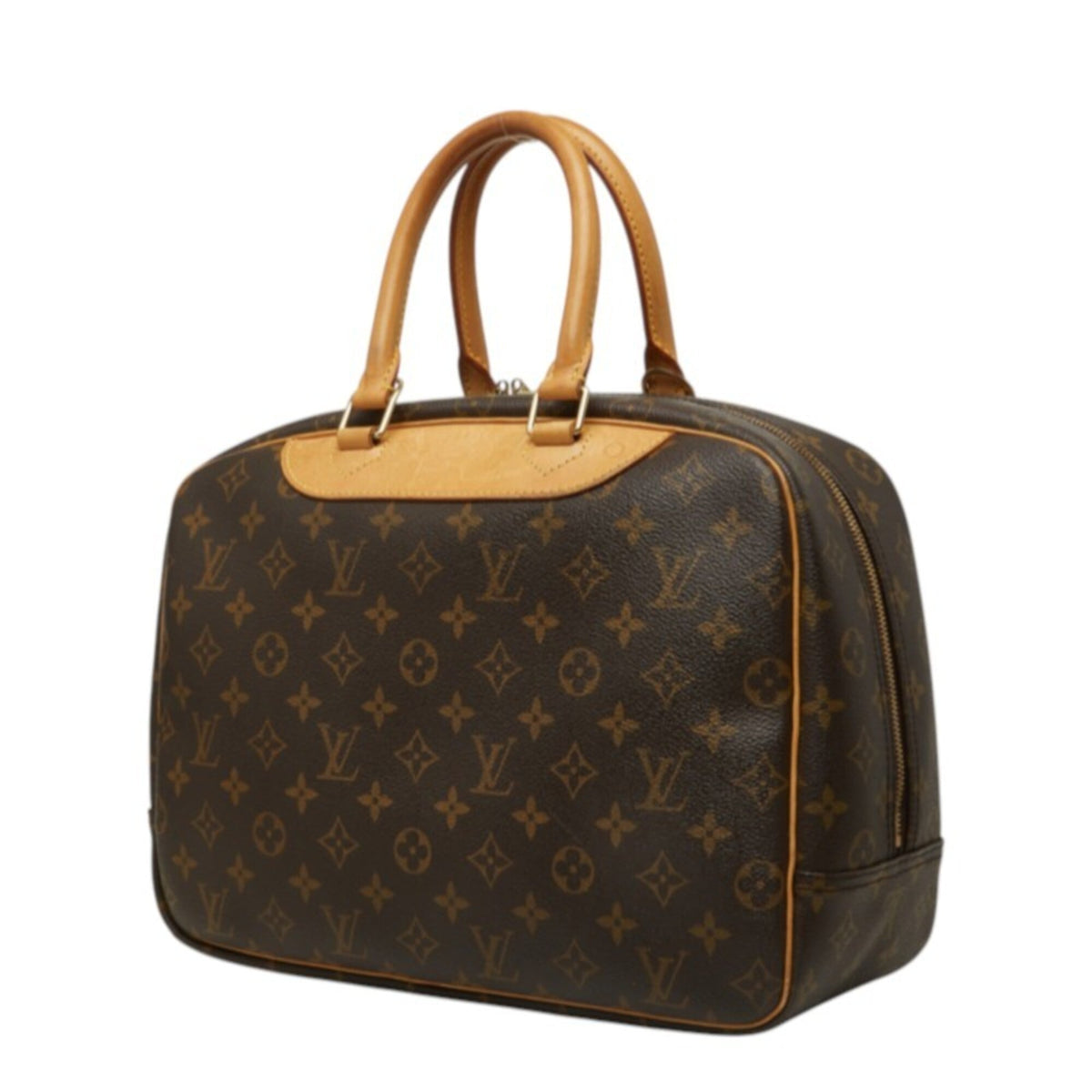 Louis Vuitton Brown Pvc Leather Handbag (Pre-Owned)