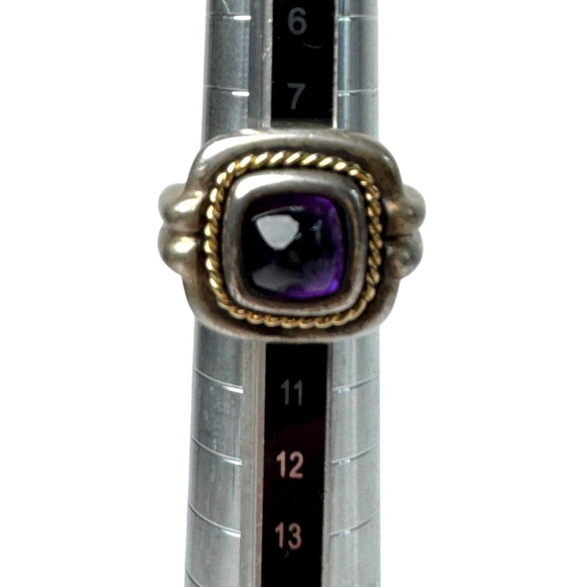 Tiffany Gold Silver Purple Gold (18K) Silver 925 Band Ring (Pre-Owned)