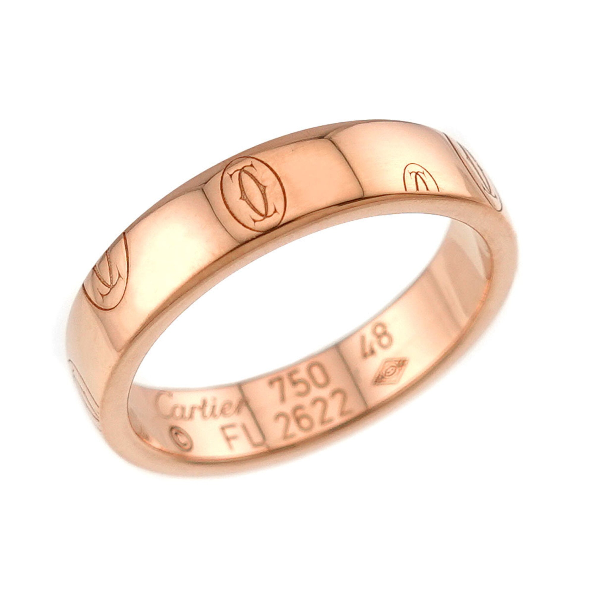 Cartier Pink Gold (18K) Band Ring (Pre-Owned)