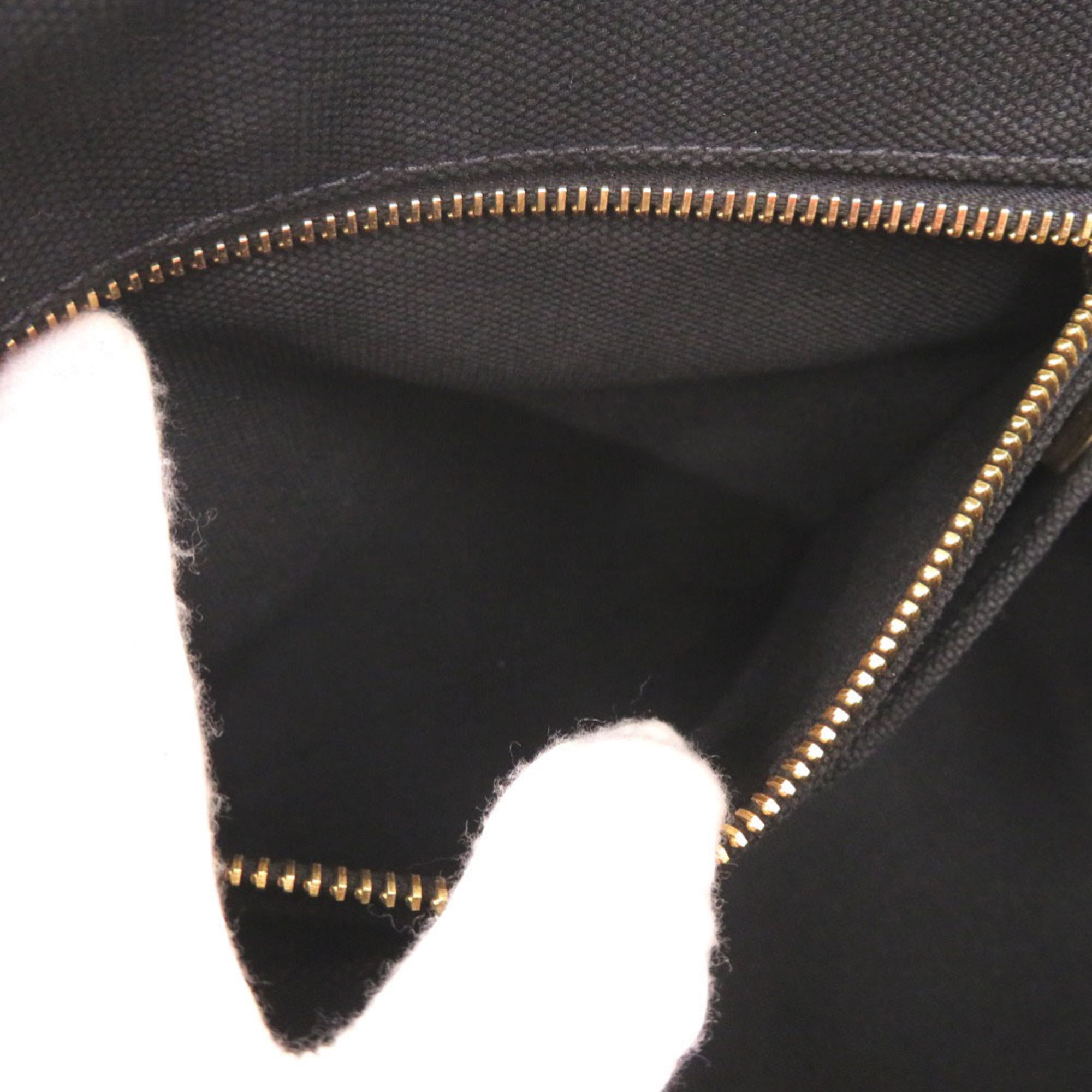 Prada Black Canvas Handbag Shoulder Bag Tote Bag (Pre-Owned)