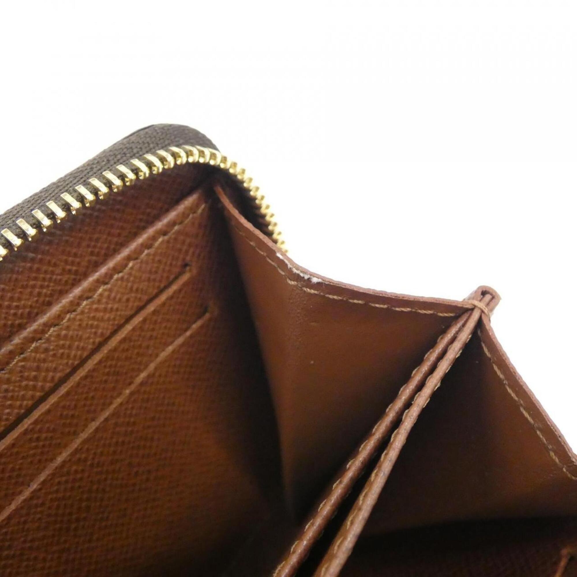 Louis Vuitton Marron Coated Canvas Coin Purse/Coin Case (Pre-Owned)