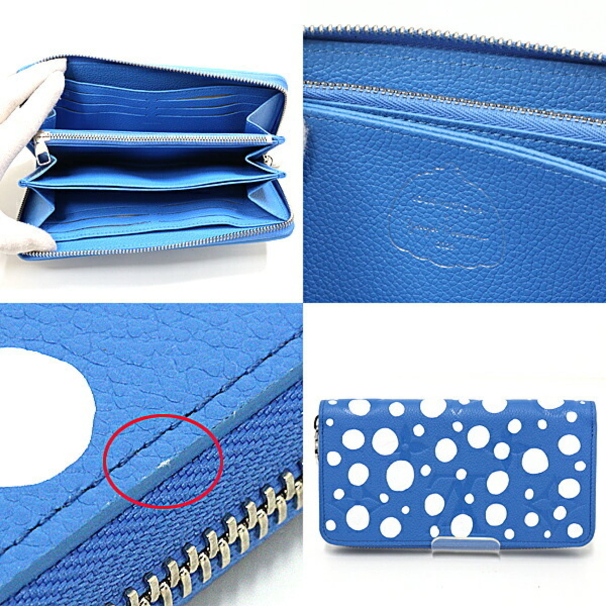 Louis Vuitton Blue Coin Purse/Coin Case (Pre-Owned)