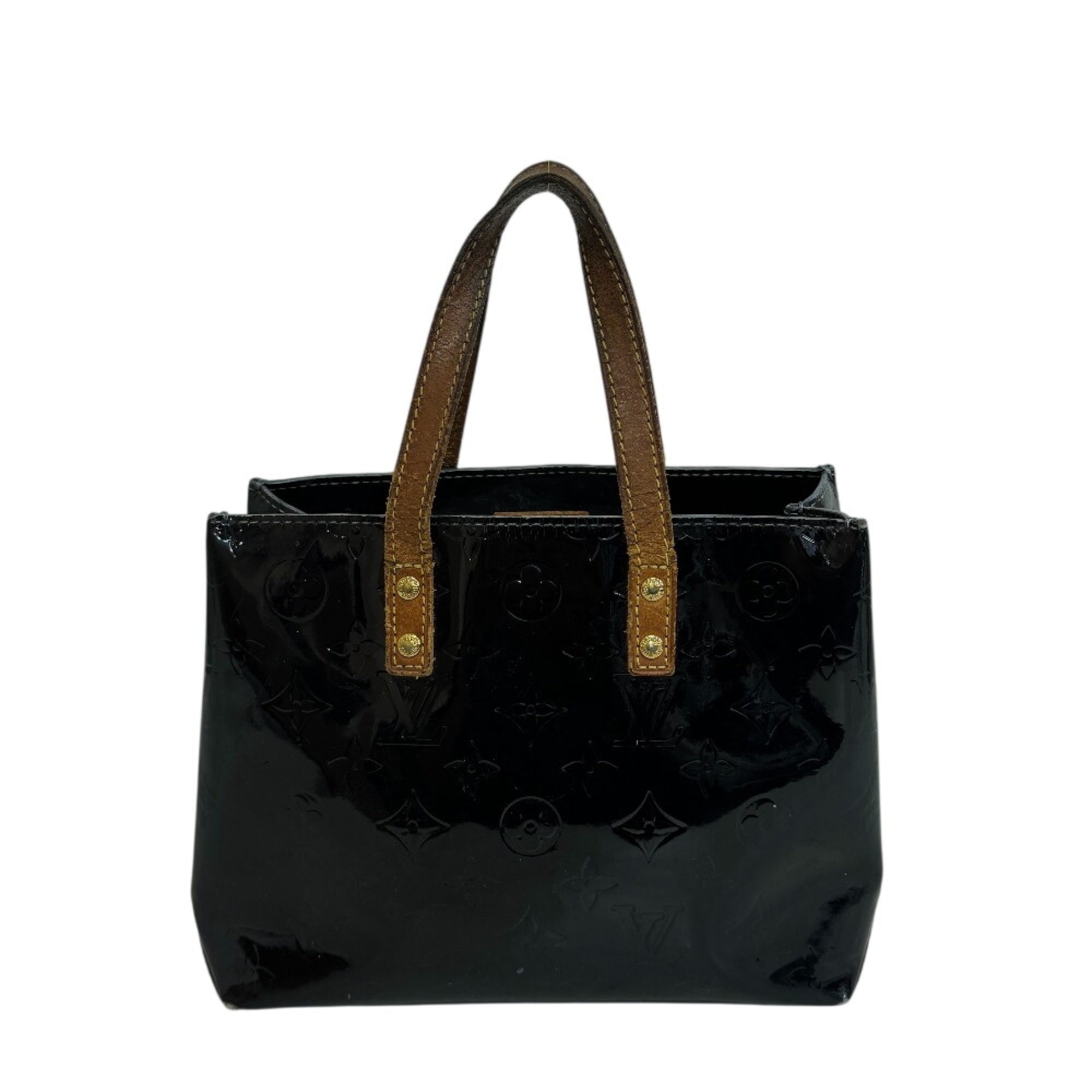 Louis Vuitton Amarante Black Galle Monogram Vernis Handbag (Pre-Owned)