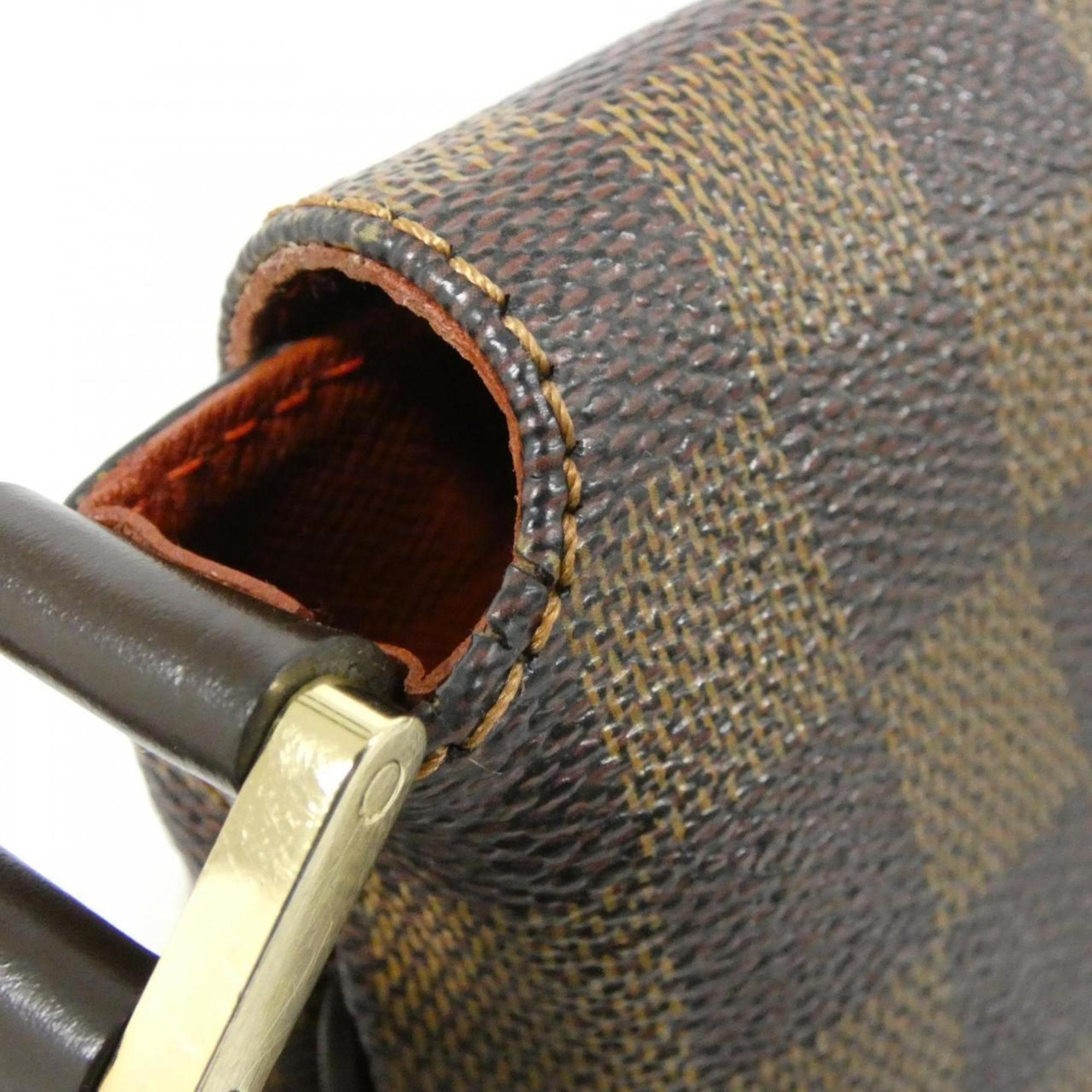 Louis Vuitton Brown Coated Canvas Shoulder Bag (Pre-Owned)