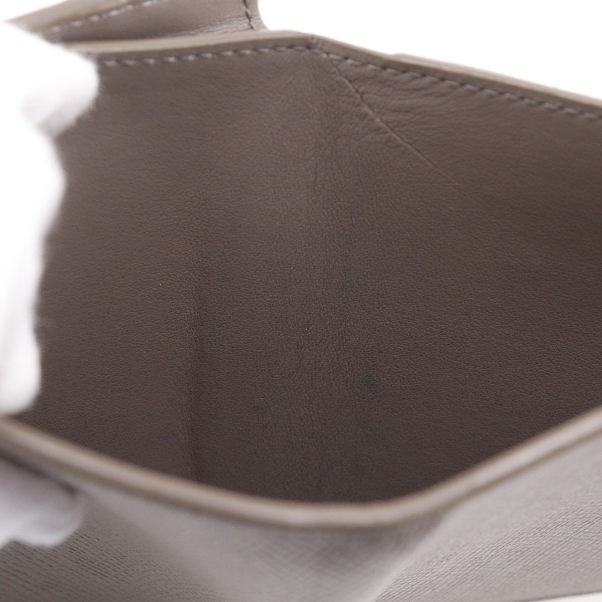 Celine Gray Leather Wallet (Bi-Fold) (Pre-Owned)