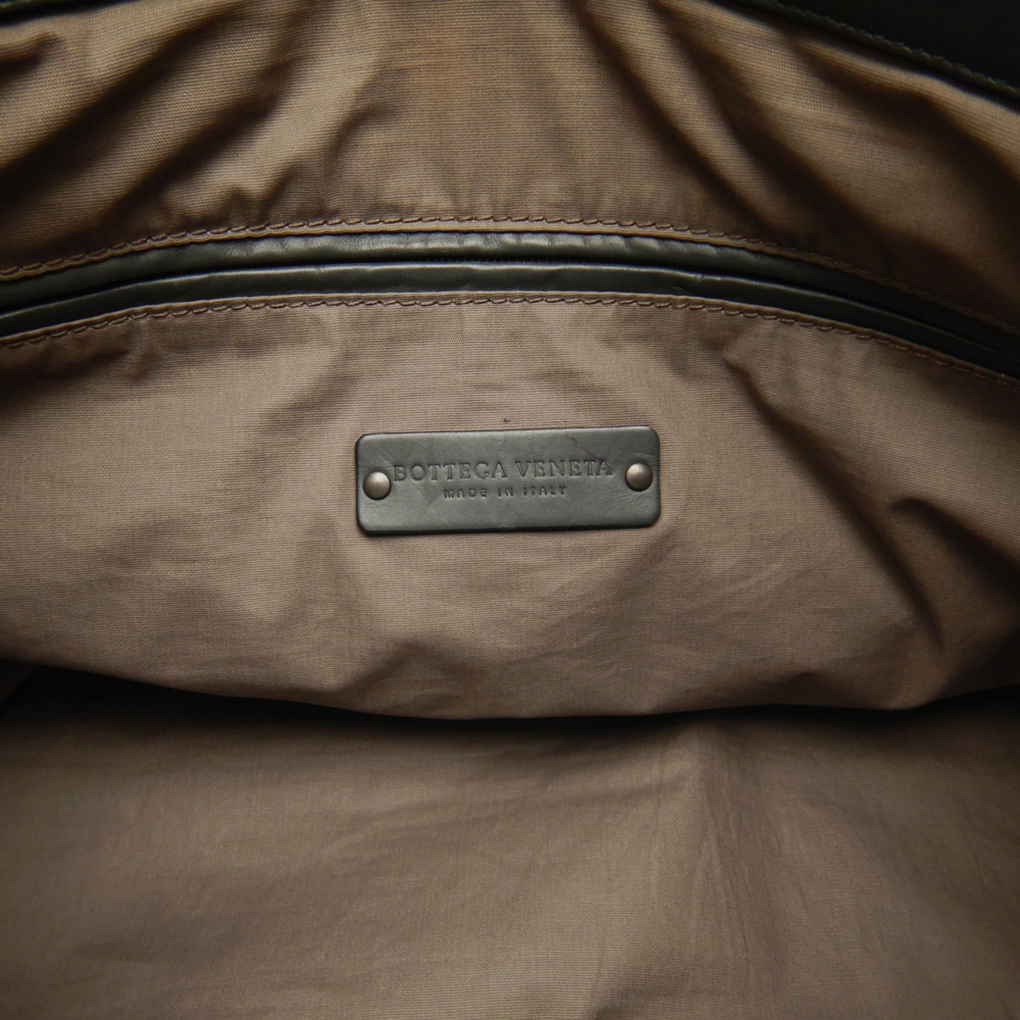 Bottega Veneta Intreccio Gray Intrecciato Tote Bag (Pre-Owned)
