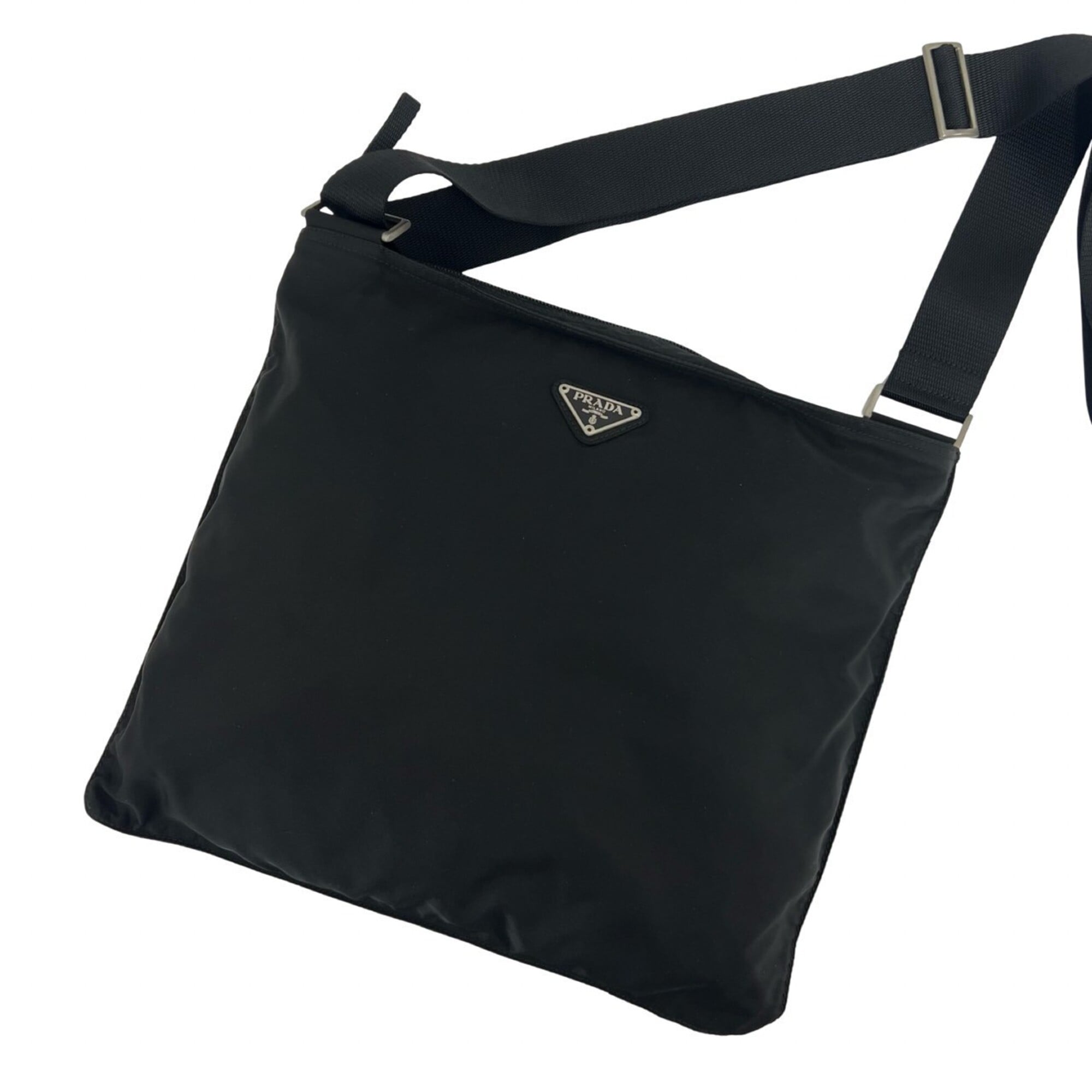 Prada Black Nylon Shoulder Bag (Pre-Owned)