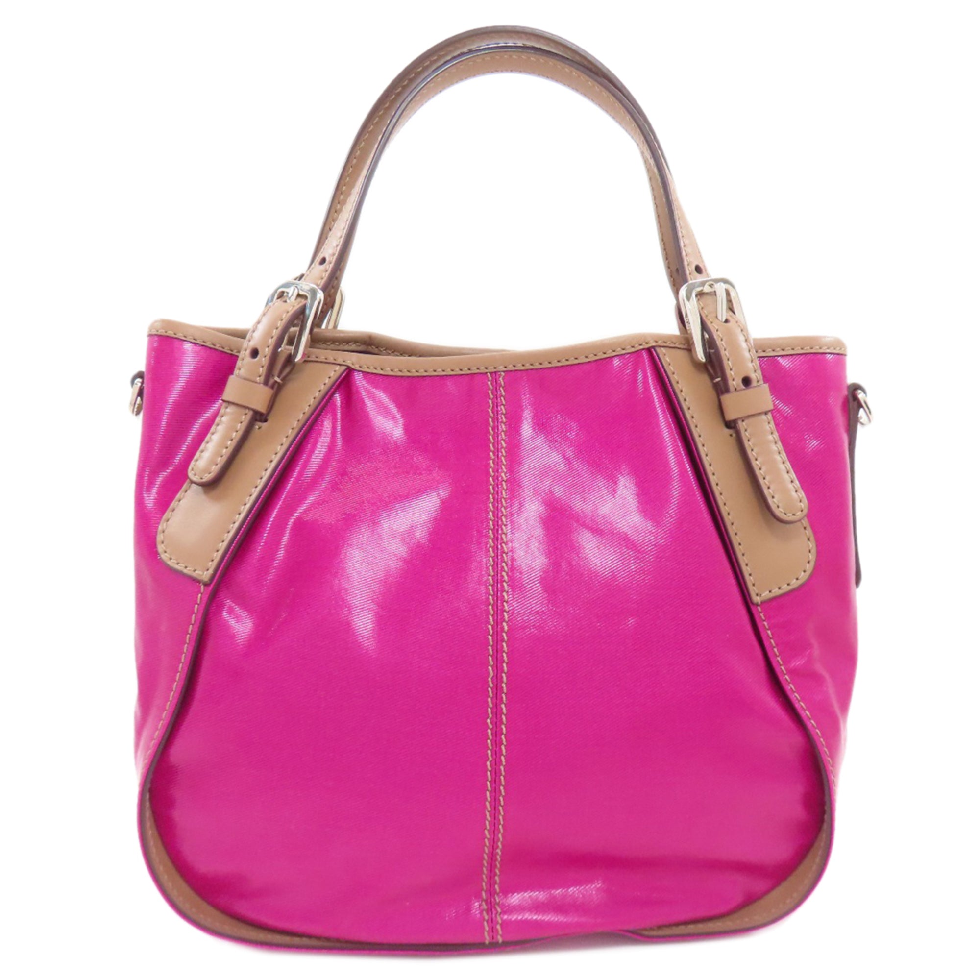 Tod's Purple Pvc Handbag (Pre-Owned)