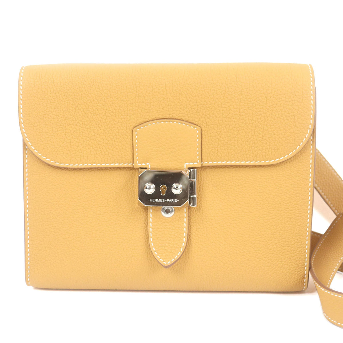 Hermes Natural Sable Togo Leather Shoulder Bag (Pre-Owned)