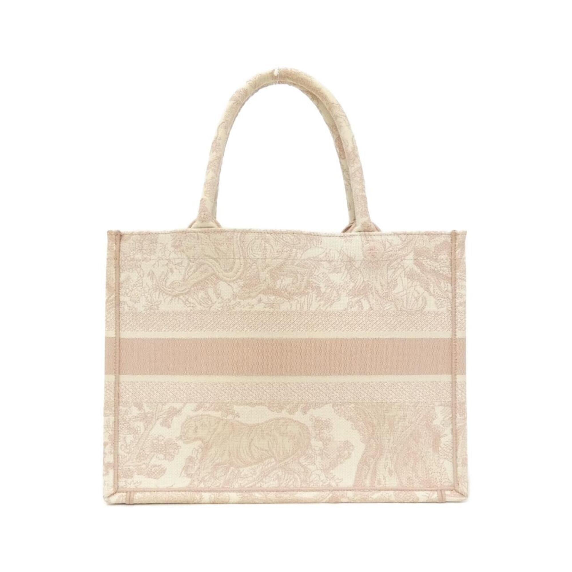 Christian Dior Pink Canvas Handbag (Pre-Owned)