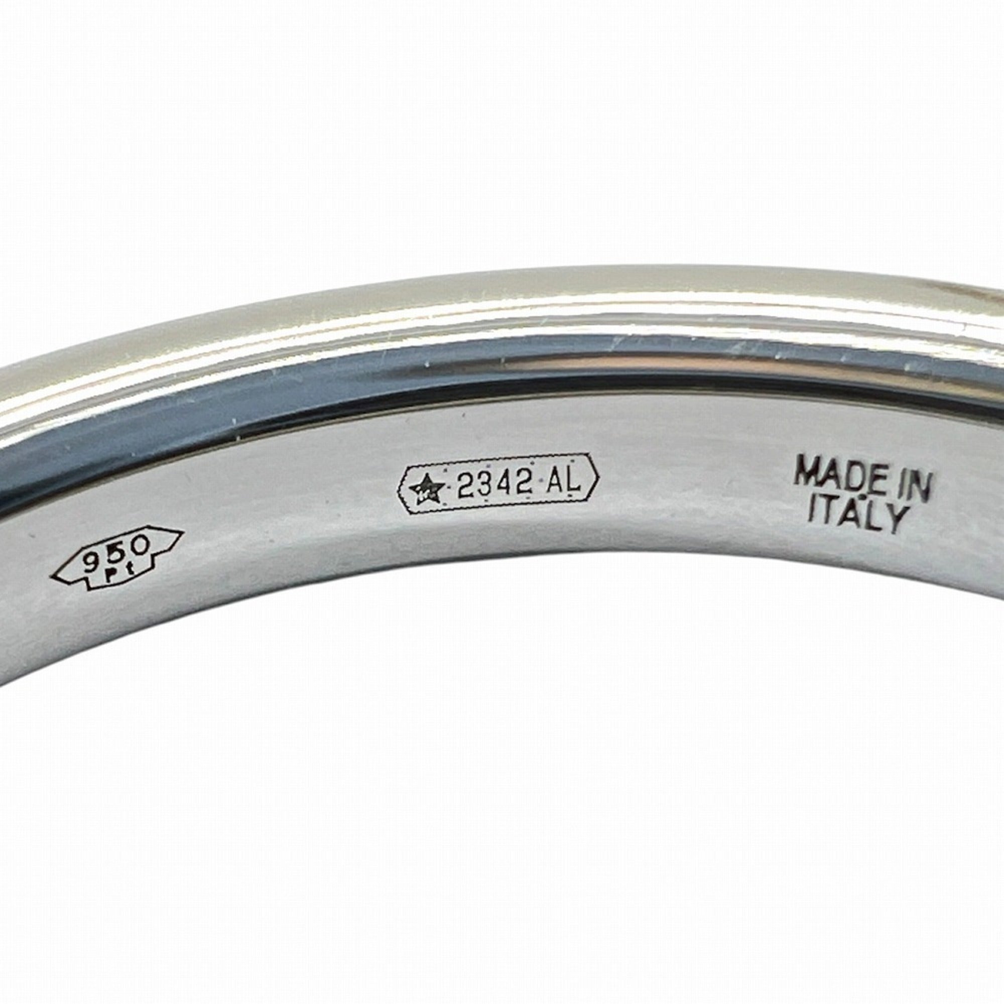 Bvlgari Platinum Platinum 950 Band Ring (Pre-Owned)