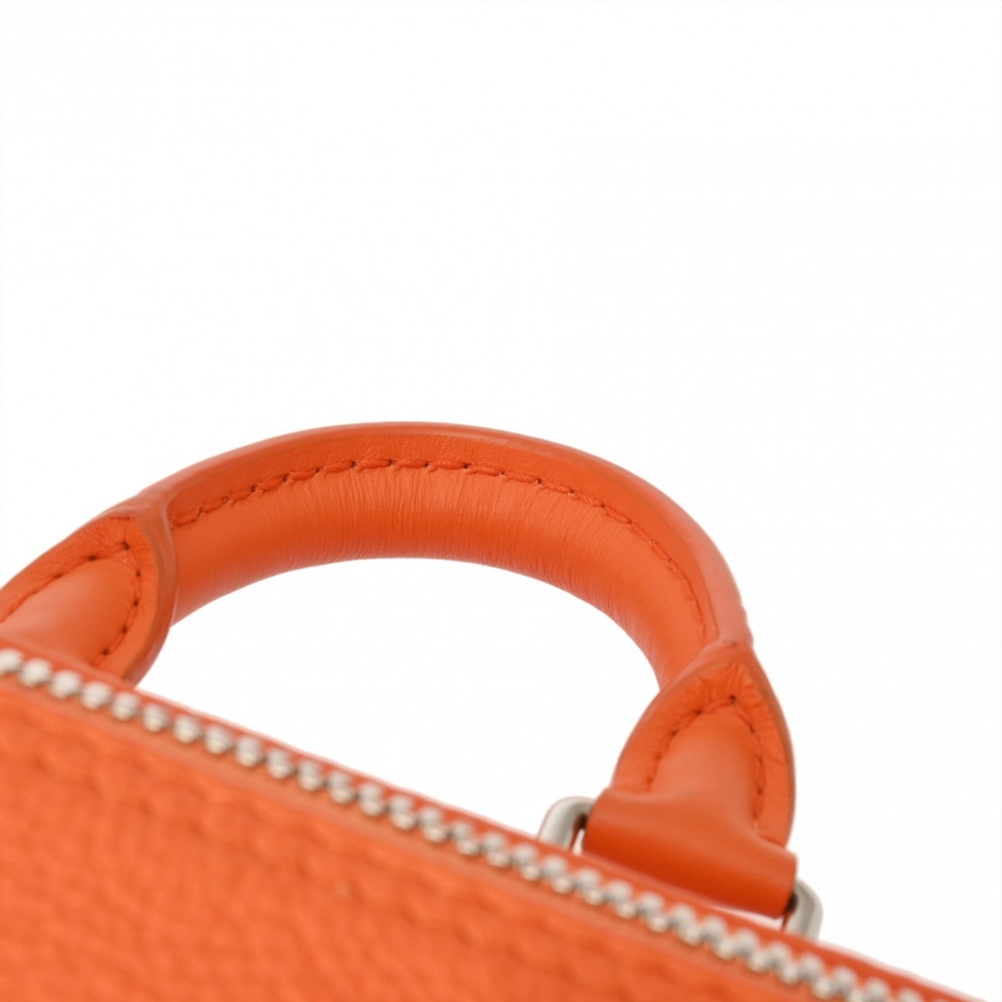Louis Vuitton Orange Leather Handbag (Pre-Owned)