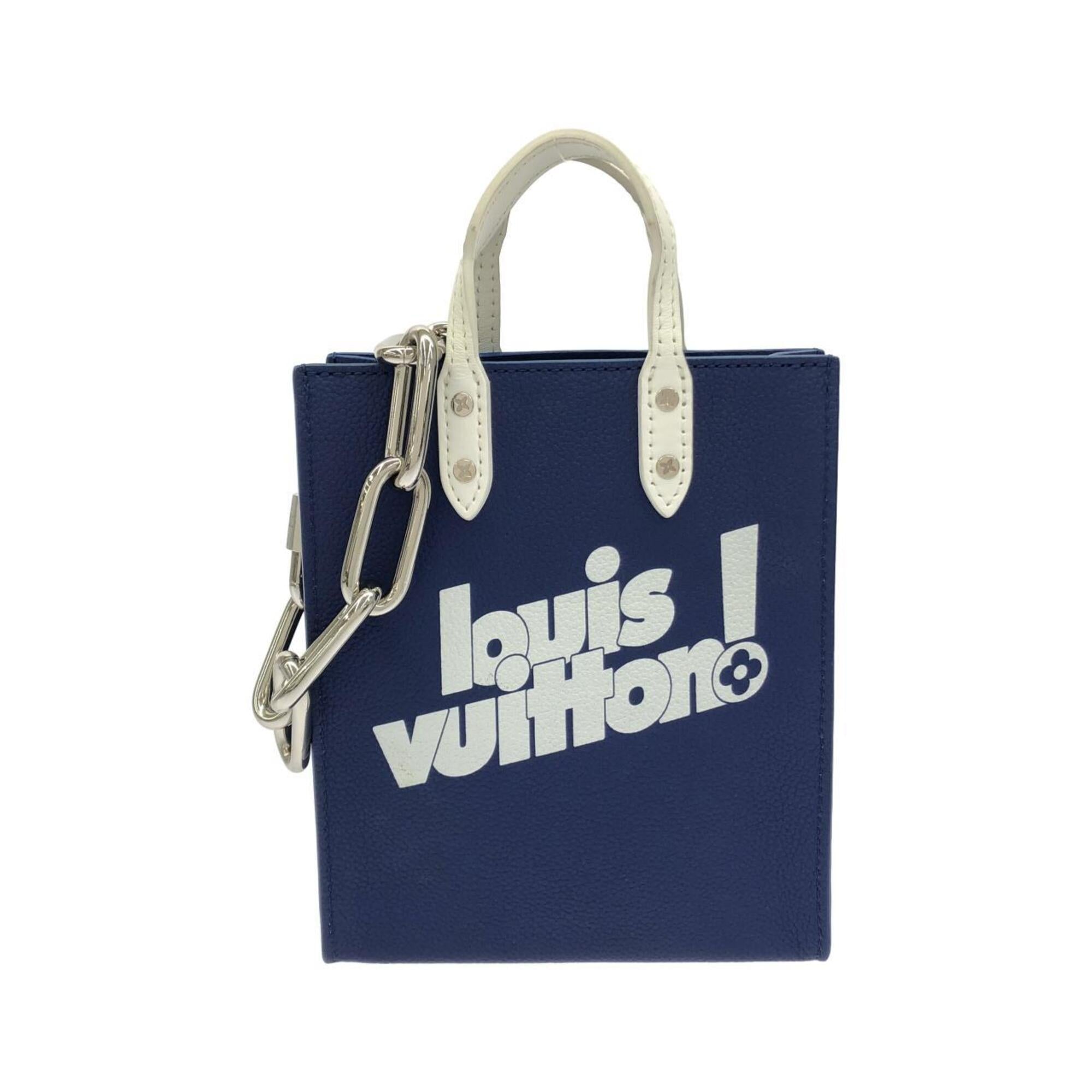 Louis Vuitton Blue Leather Handbag (Pre-Owned)