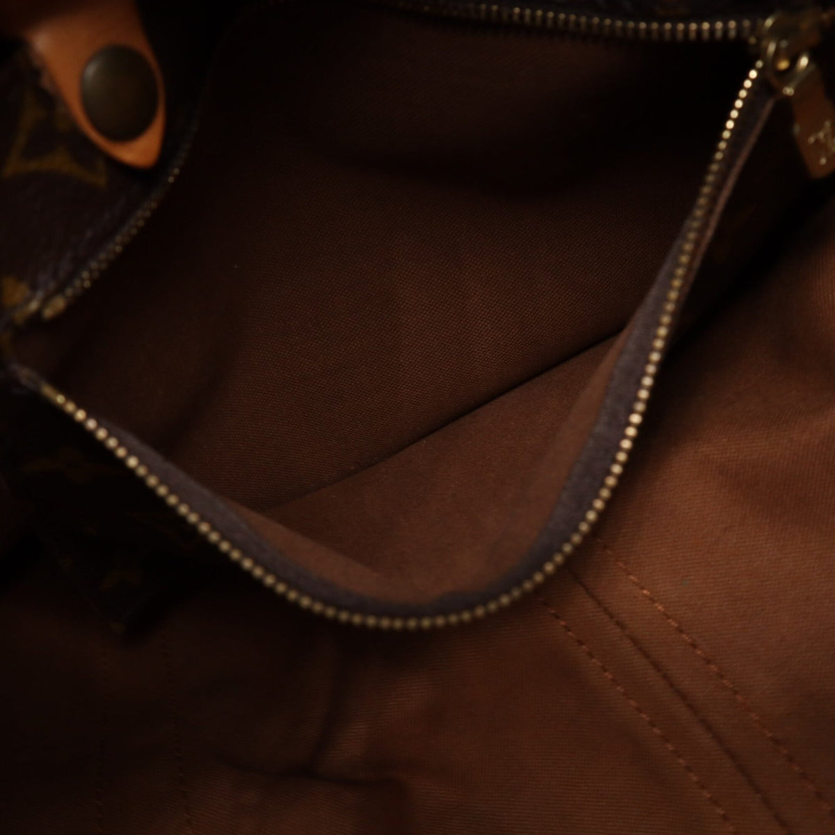 Louis Vuitton Monogram Brown Coated Canvas Leather Shoulder Bag (Pre-Owned)