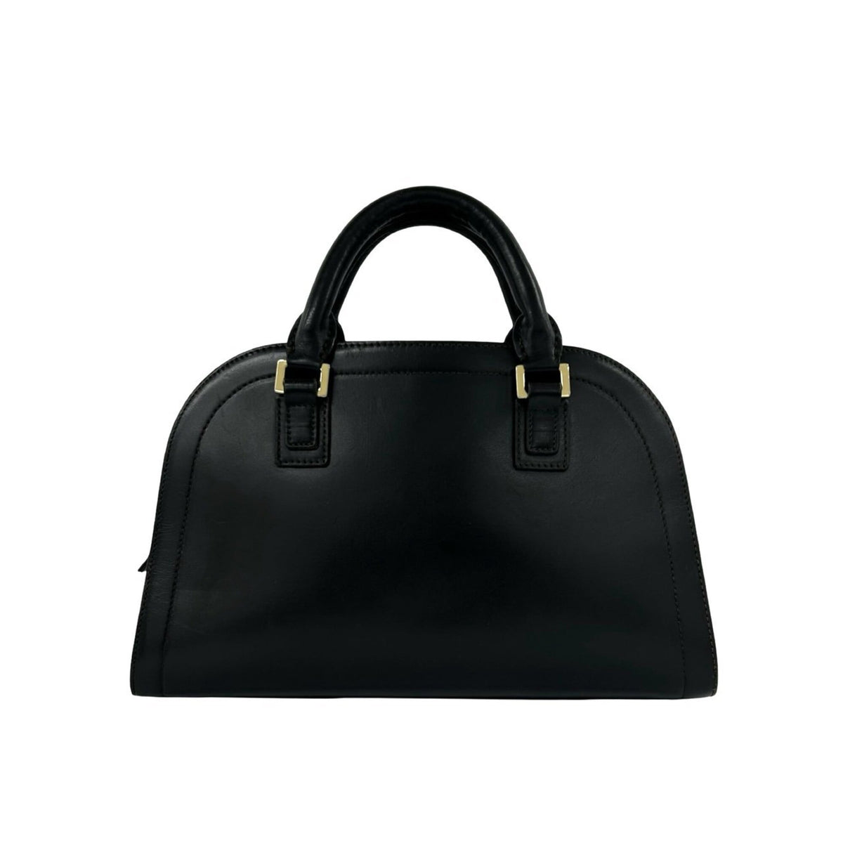 Celine Brown Leather Boston Bag Handbag (Pre-Owned)