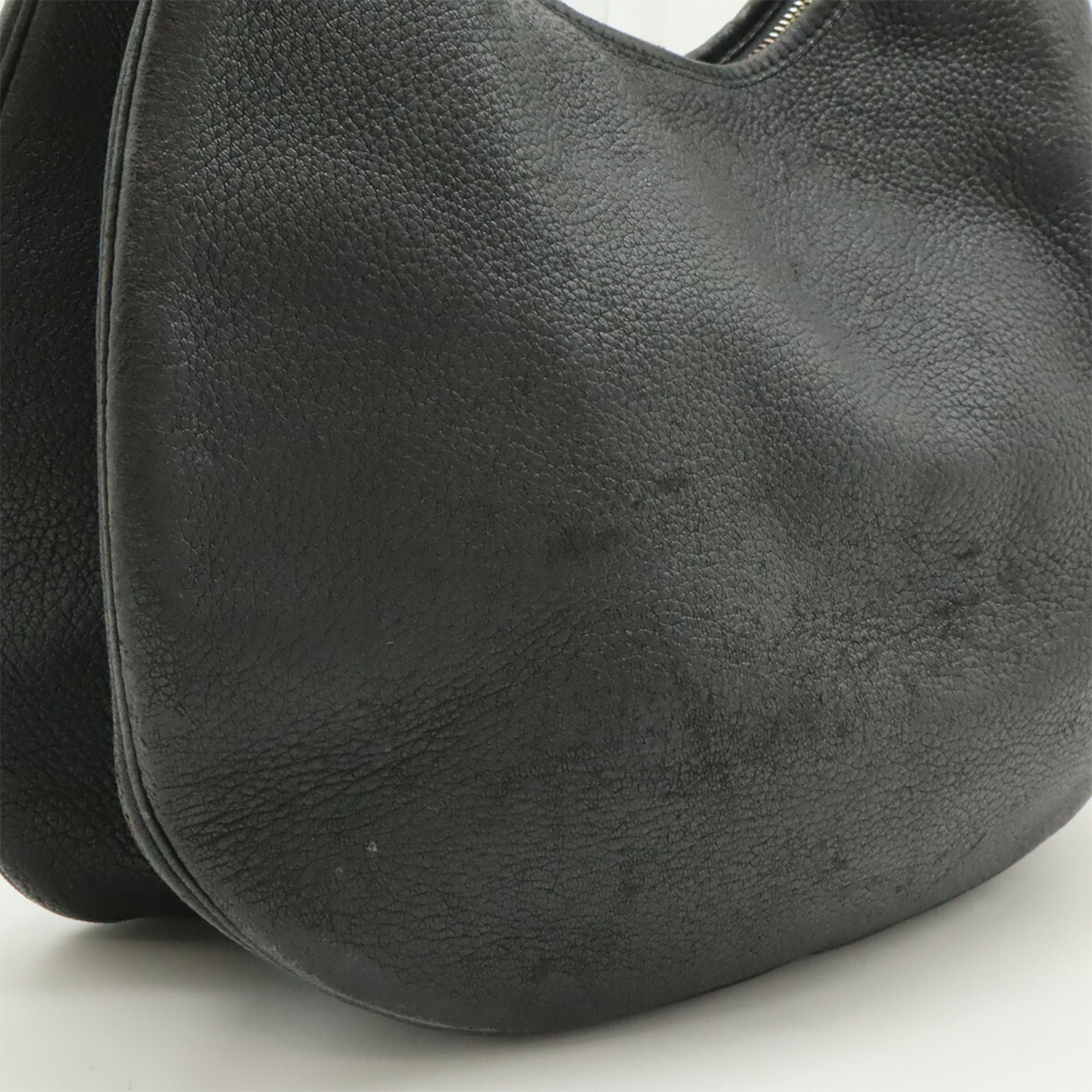 Hermes Black Taurillon Clemence Leather Shoulder Bag (Pre-Owned)