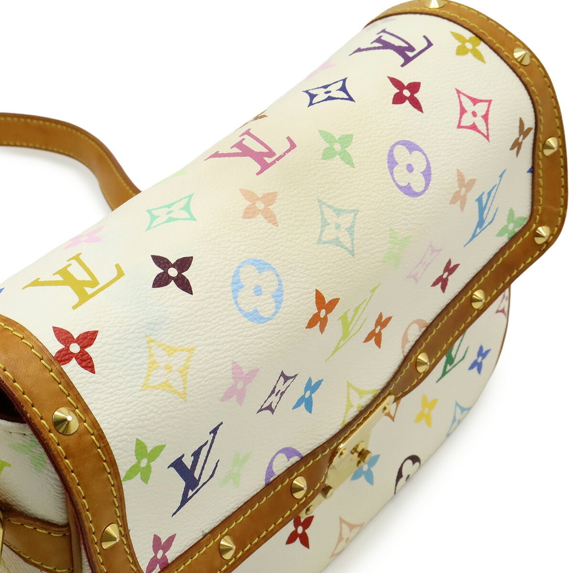 Louis Vuitton Monogram Multicolore Blanc Monogram Shoulder Bag (Pre-Owned)