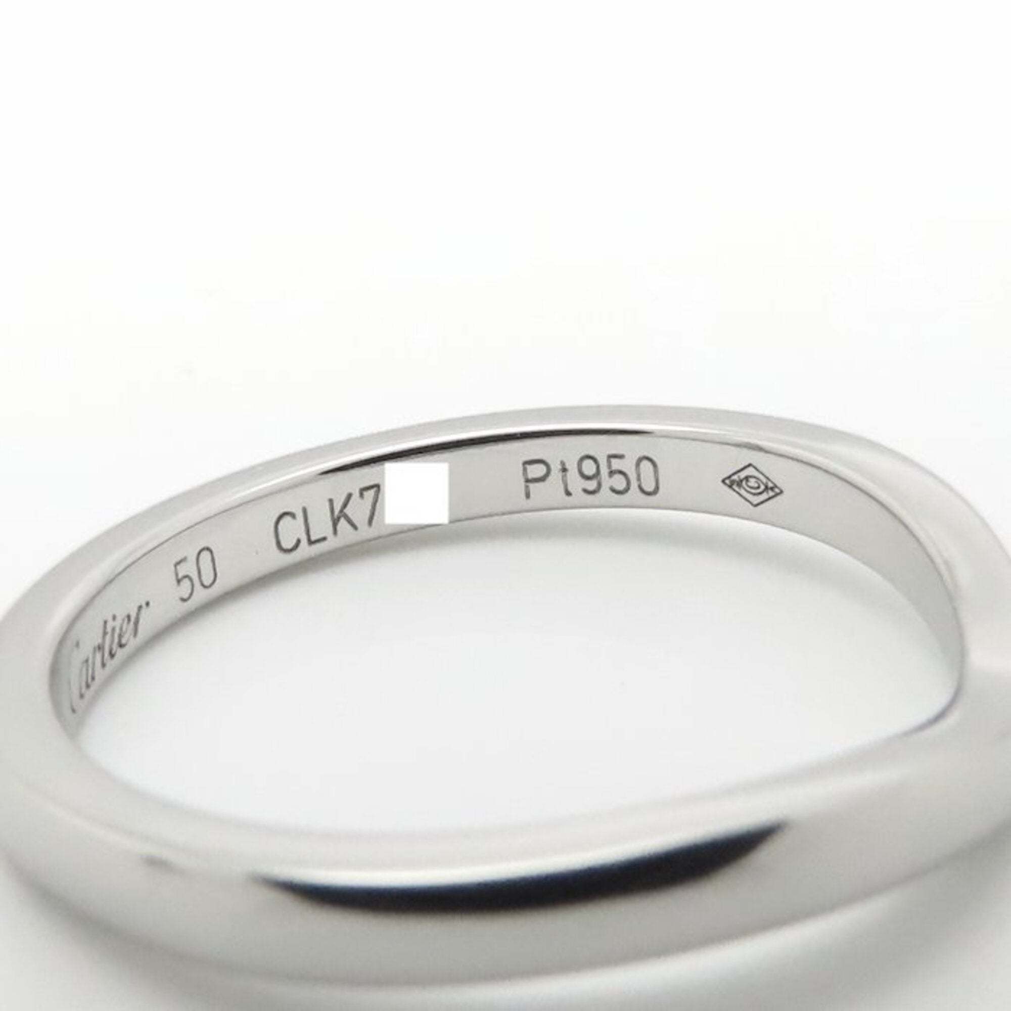 Cartier Platinum 950 Band Ring (Pre-Owned)
